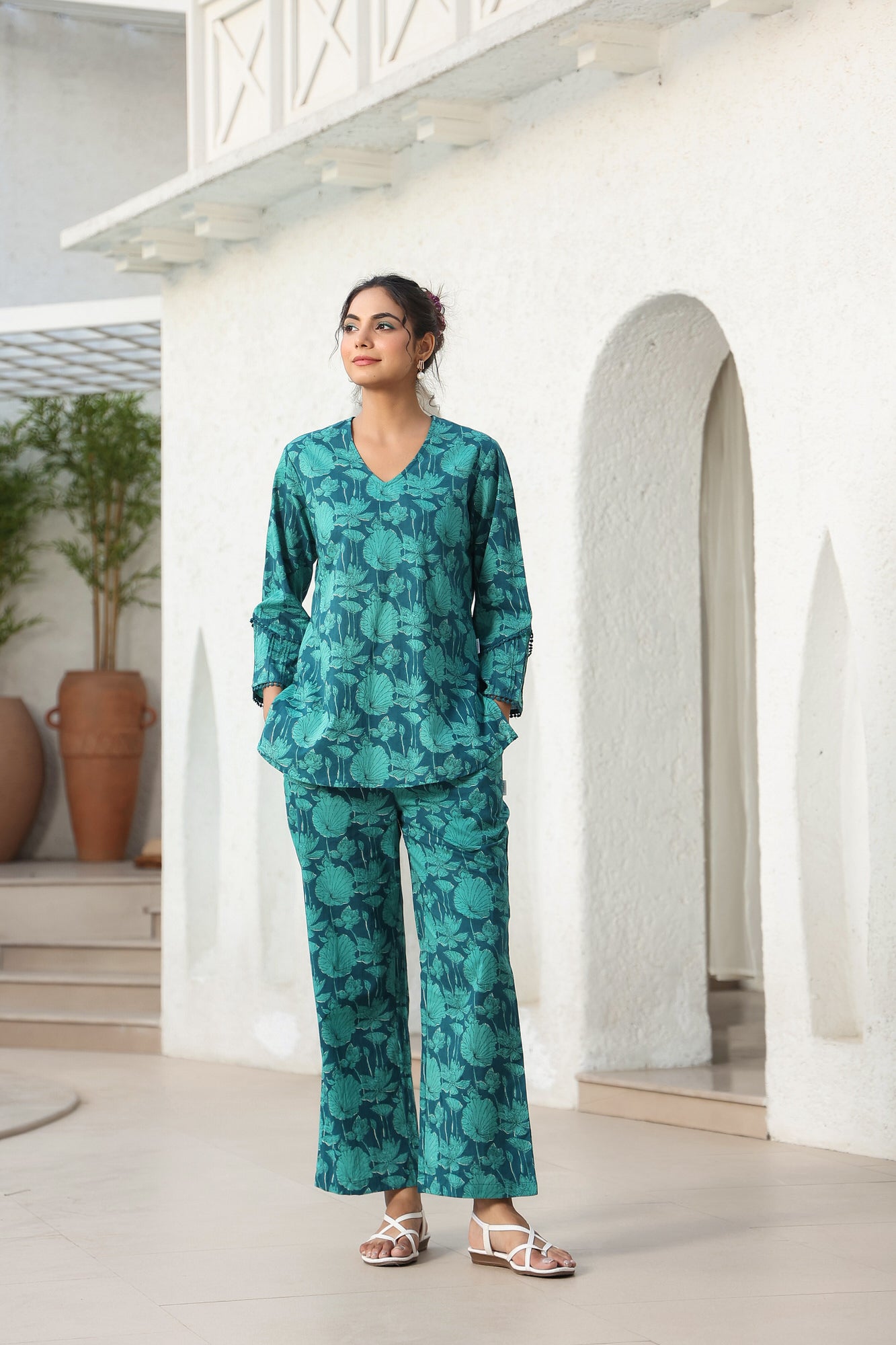 Tranquil Hues Cotton Flex Co-ord Set