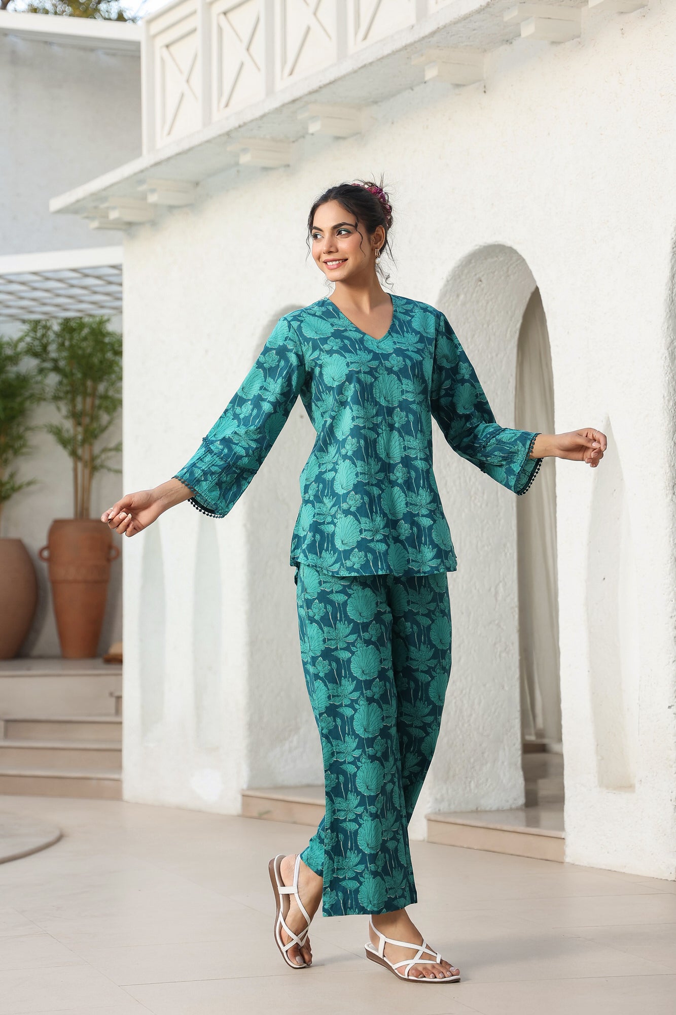 Tranquil Hues Cotton Flex Co-ord Set