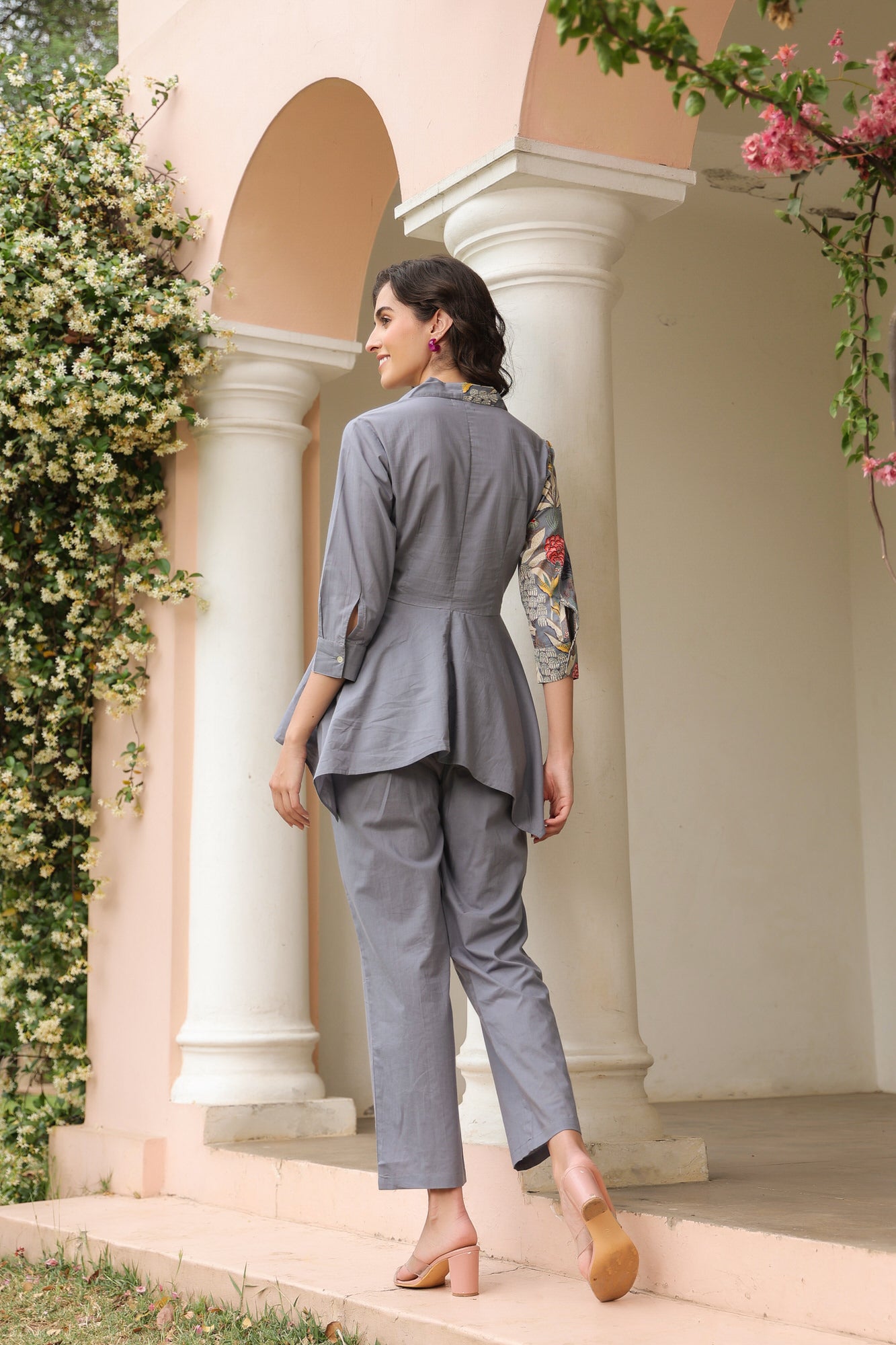 Stone Flower Cotton Co-ord Set
