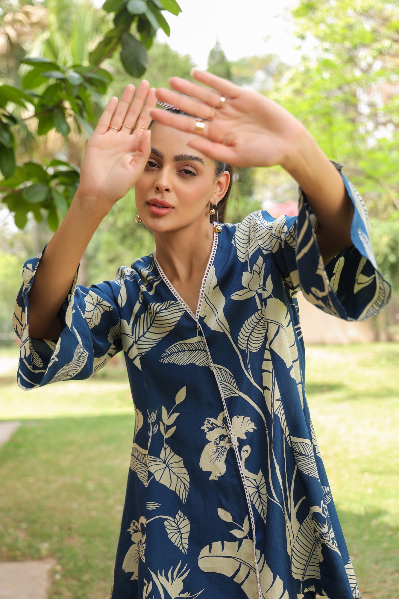 Lunaria Russian Silk Co-ord Set