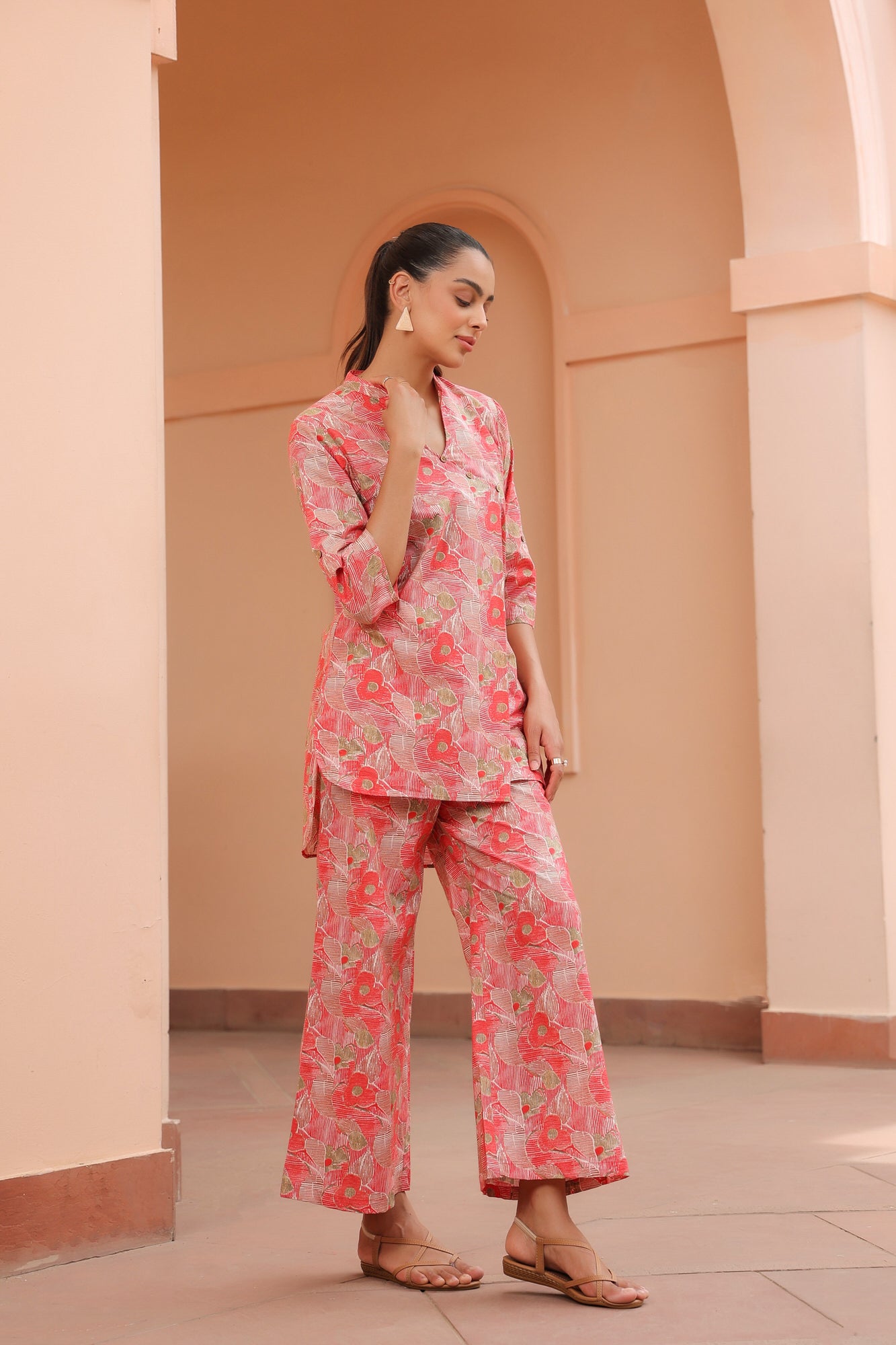 Pinstripe Paradise Cotton Co-ord Set