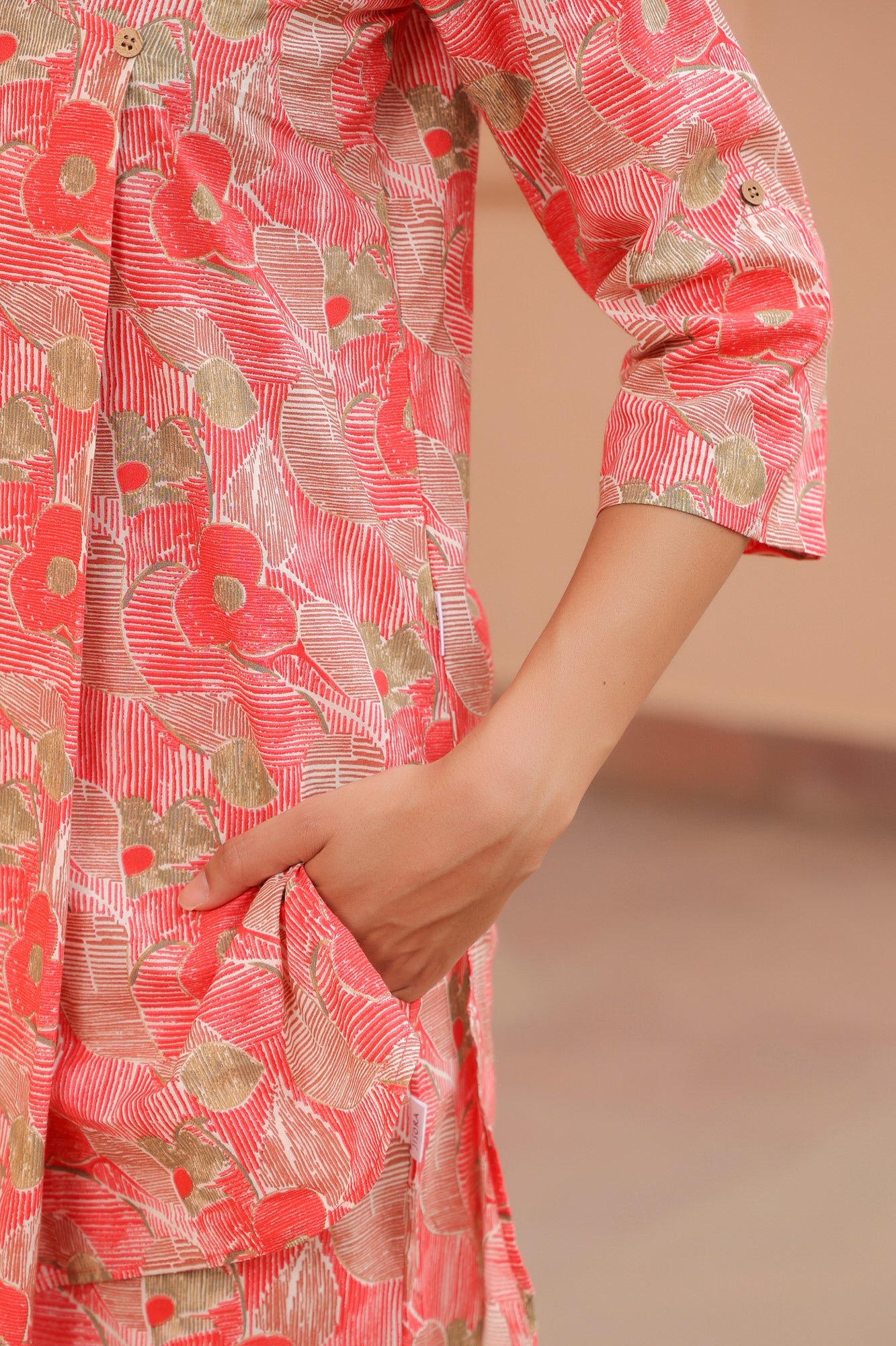 Pinstripe Paradise Cotton Co-ord Set
