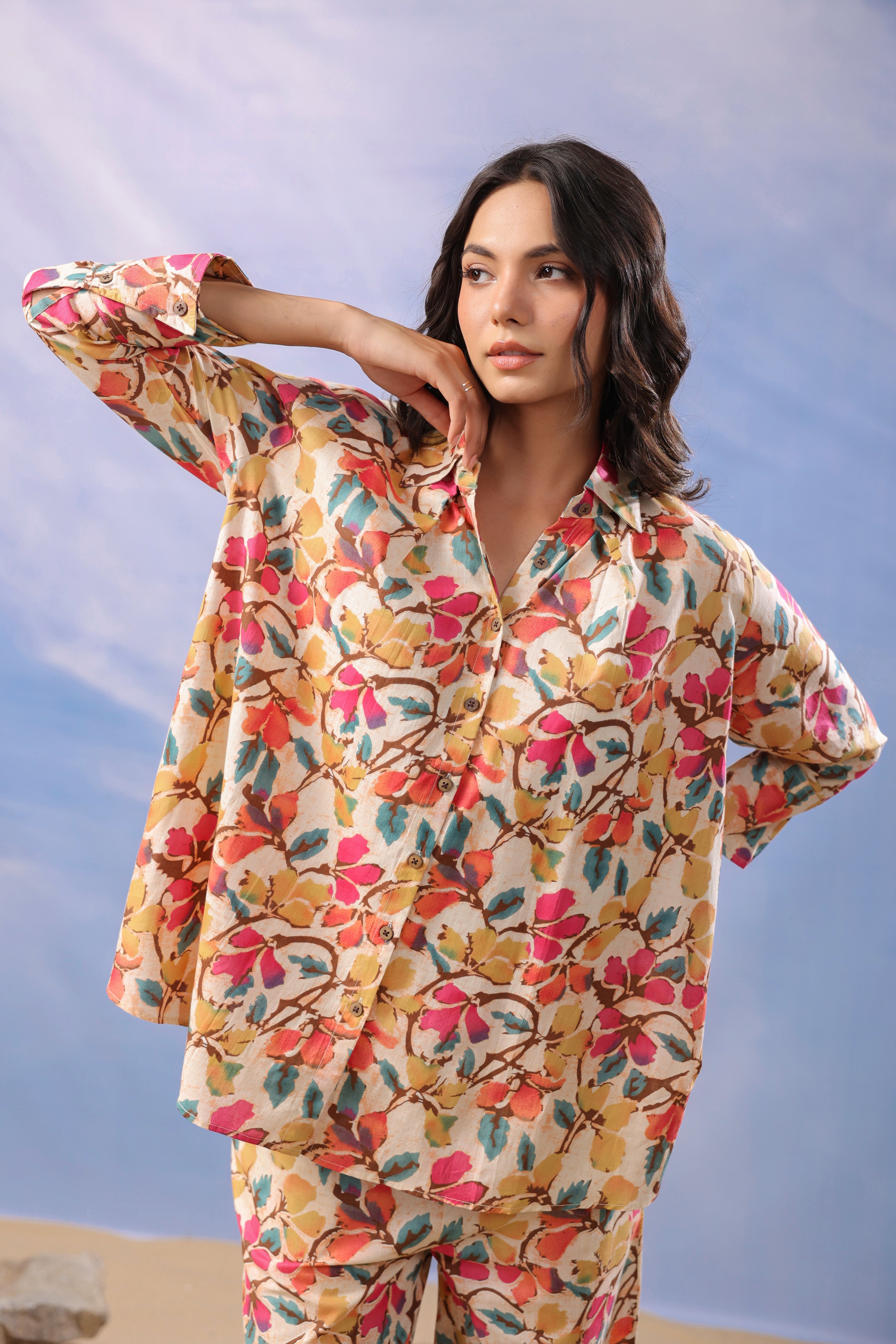 Blooming Panorama Cotton Co-ord Set