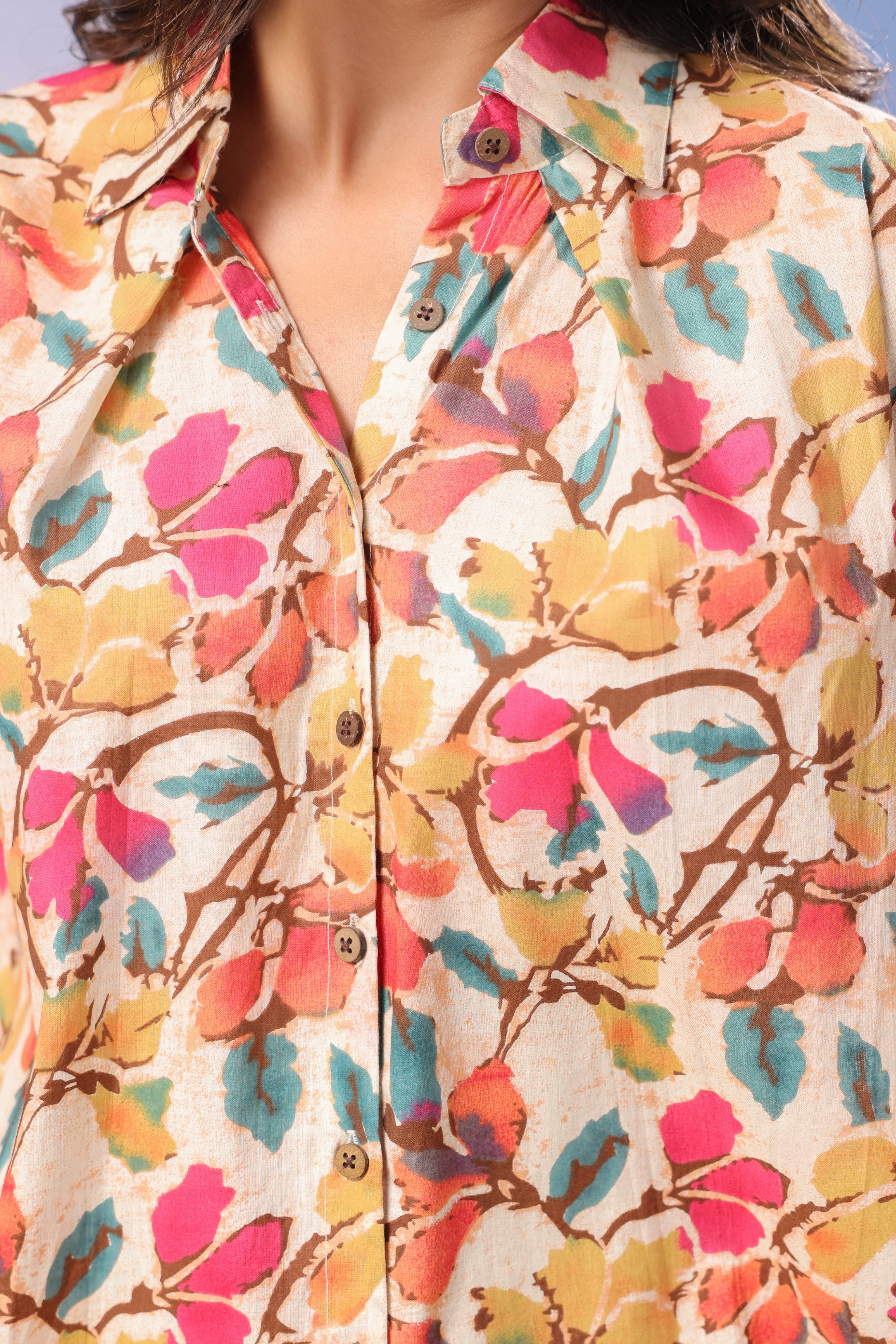 Blooming Panorama Cotton Co-ord Set