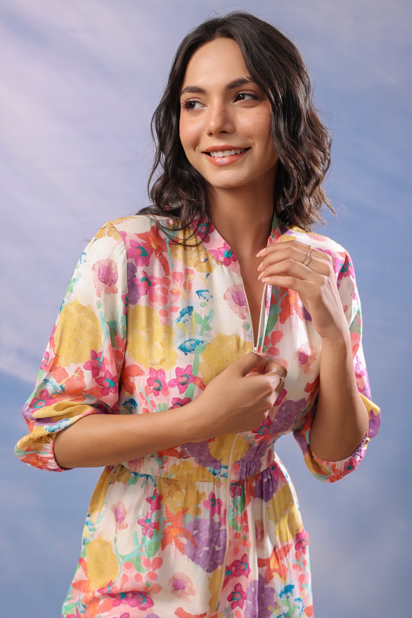 Sunshine Russian Silk  Playsuit