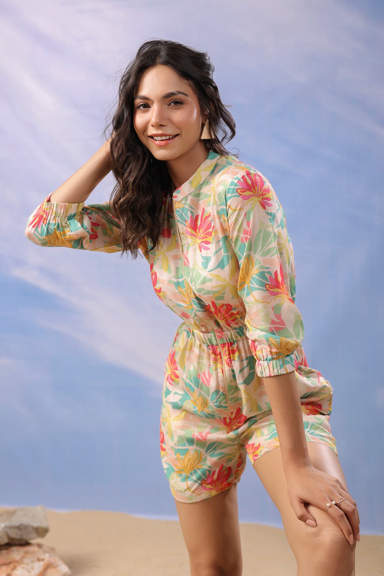 Oasis Russian Silk Playsuit