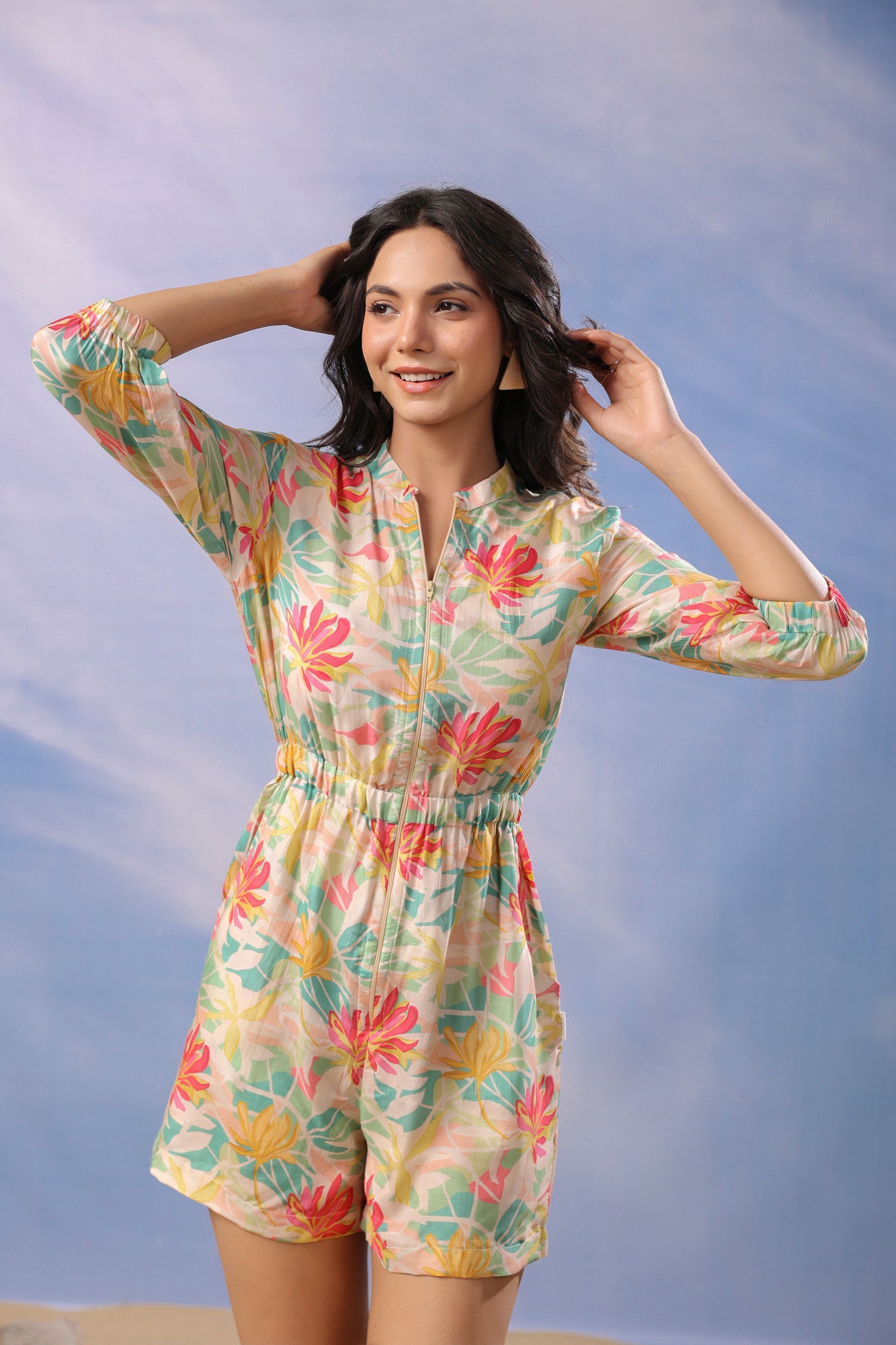 Oasis Russian Silk Playsuit