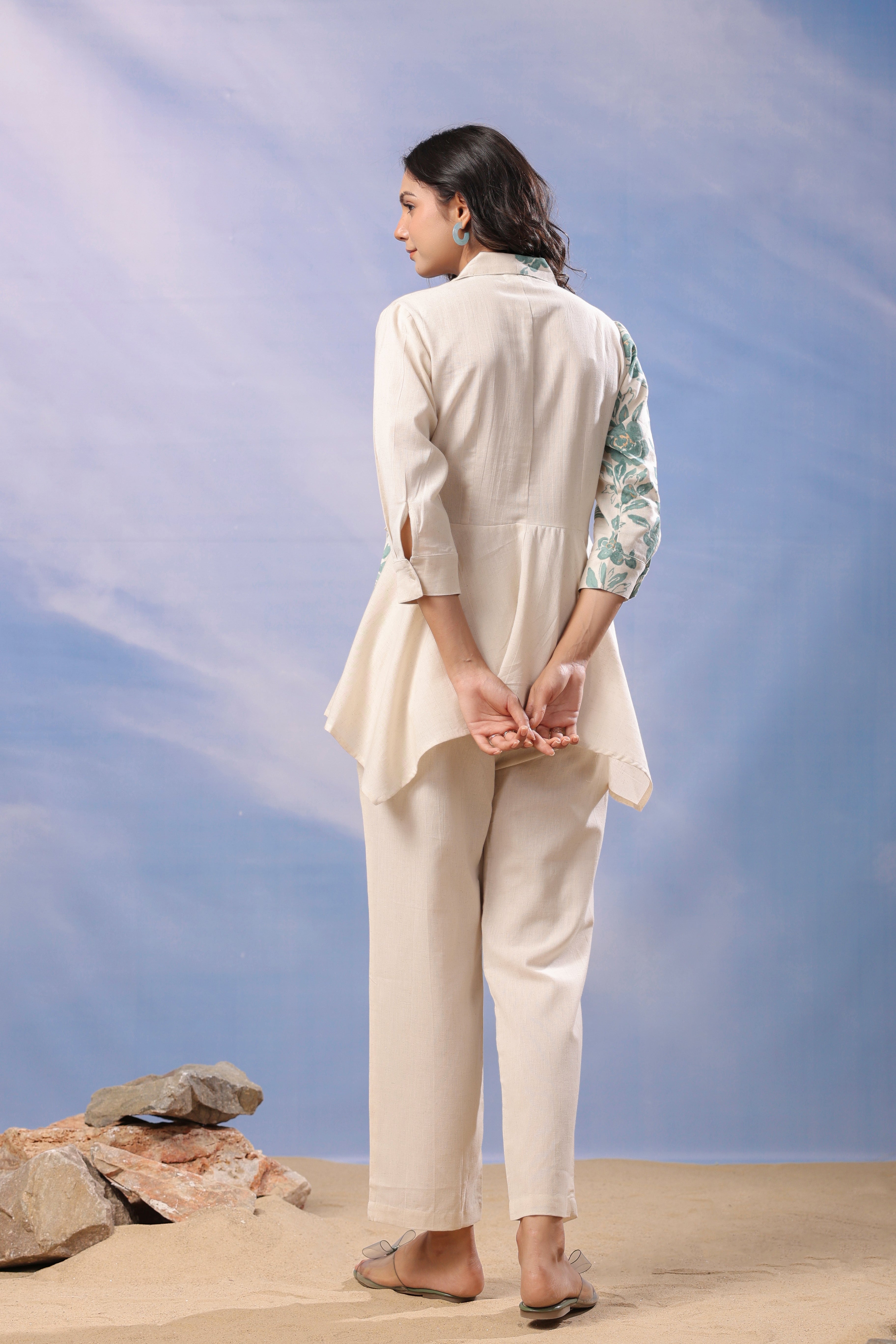 Earthy Grace Cotton Flex Co-ord Set