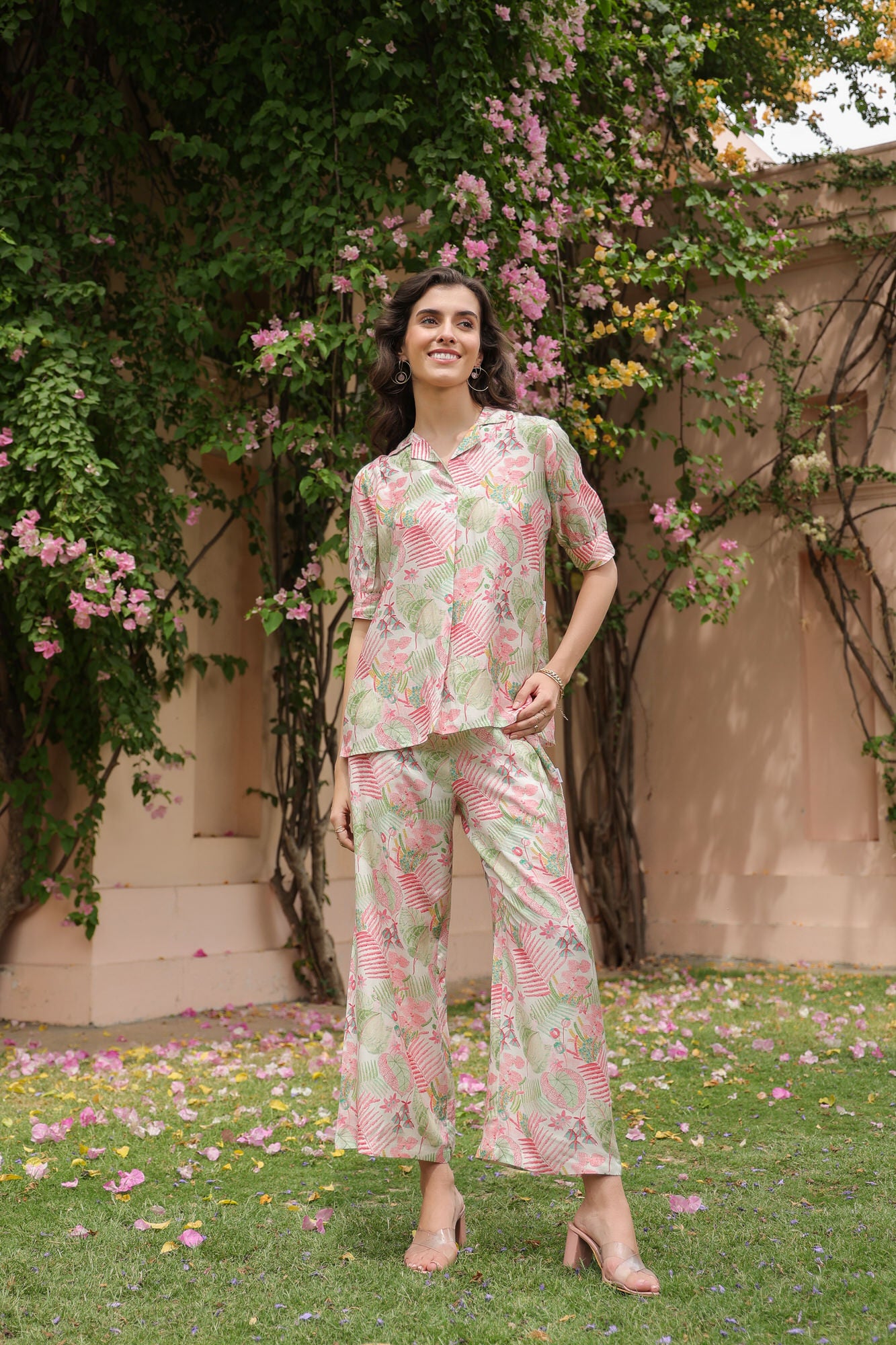 Fae's Forest Muslin Silk Co-ord Set