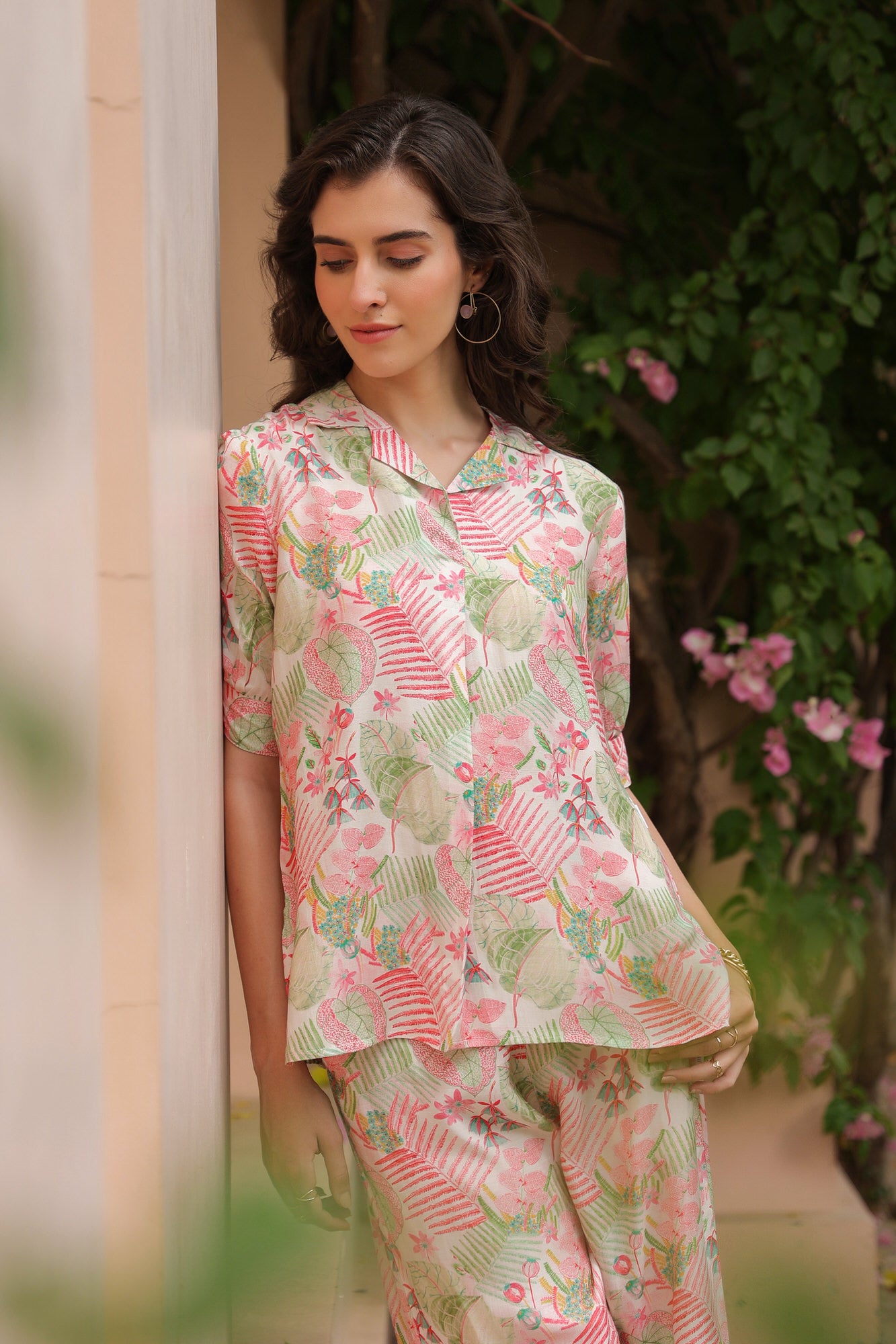 Fae's Forest Muslin Silk Co-ord Set