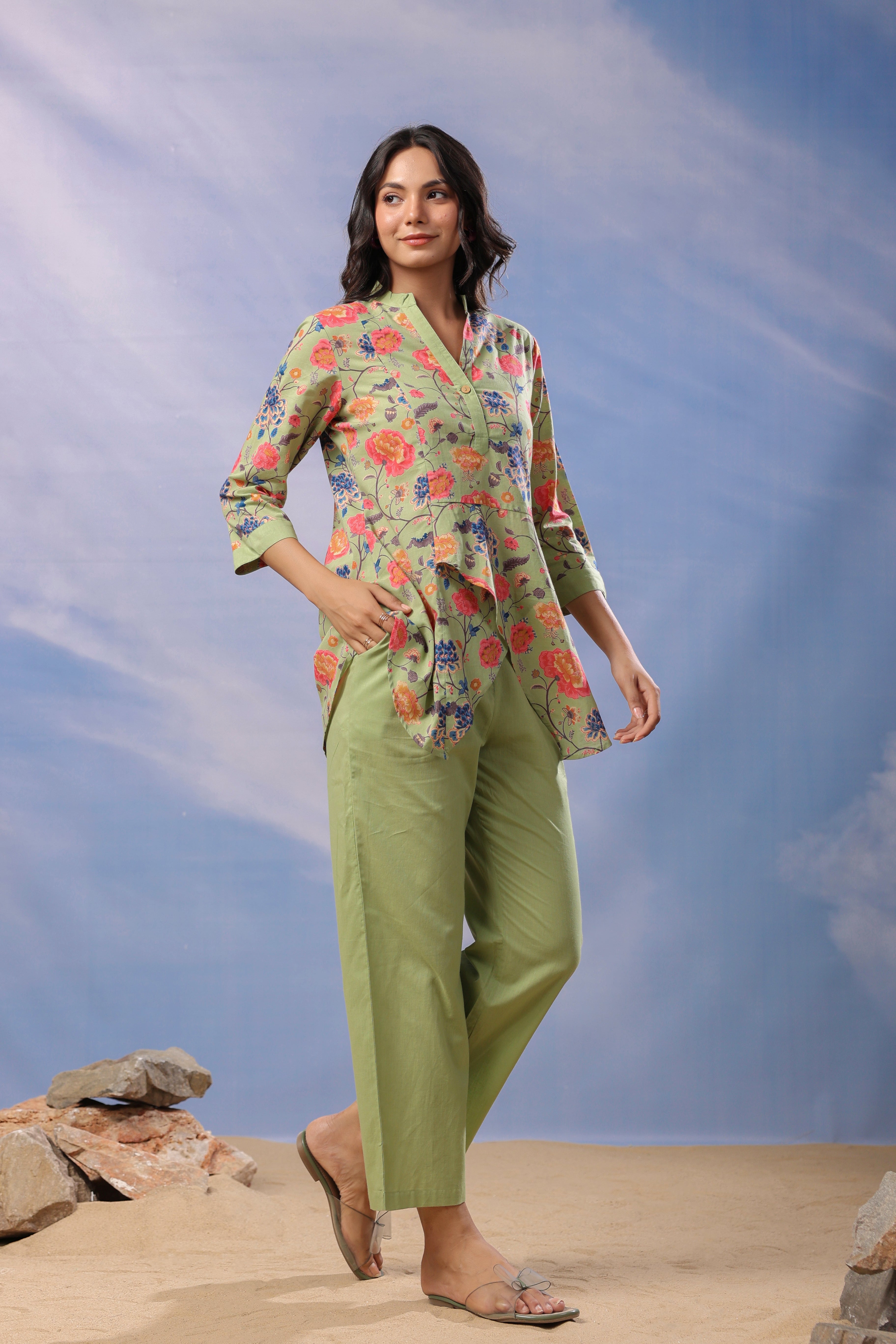 Petal Aura Cotton Co-ord Set