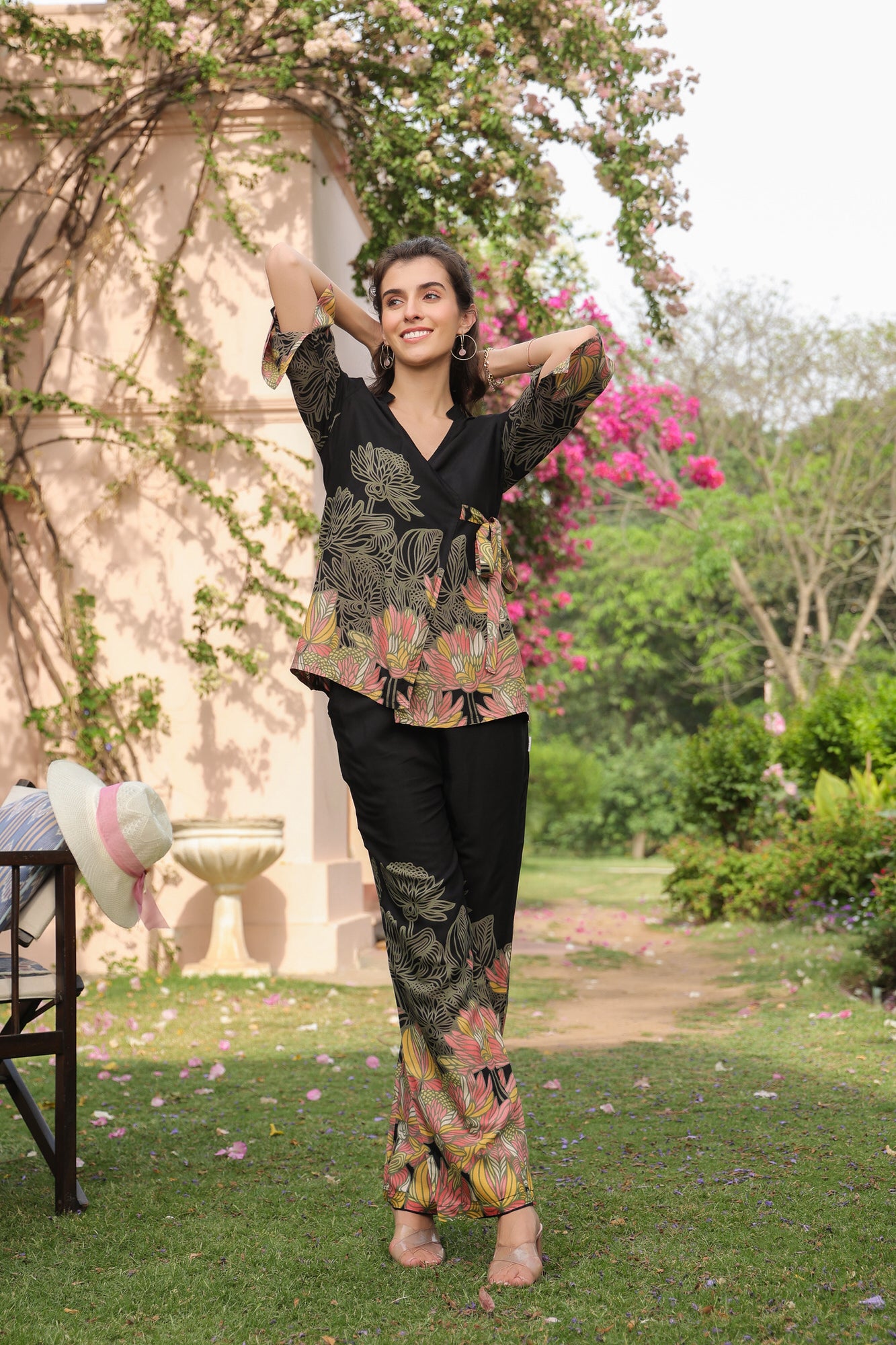 Fleur de Russian Silk Co-ord Set