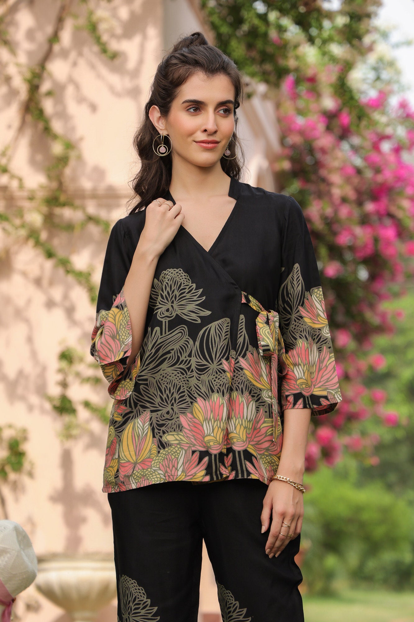 Fleur de Russian Silk Co-ord Set