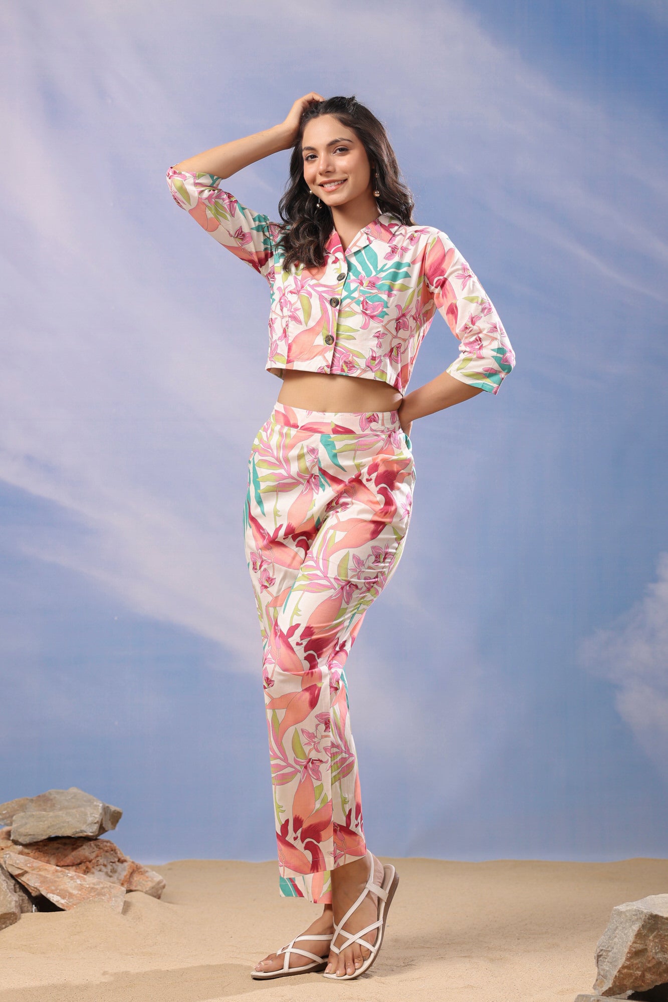 Island Escape Cotton Co-ord Set