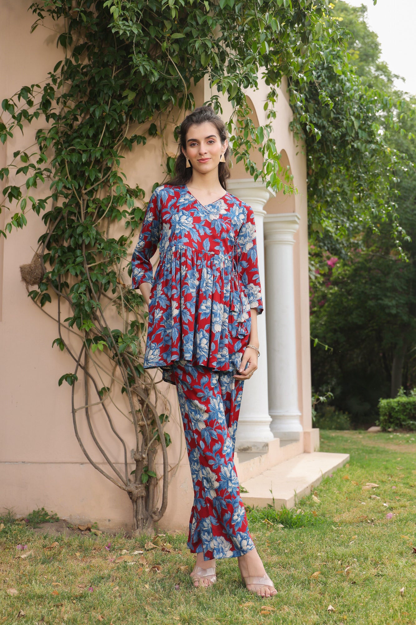 Primaire Papillon Russian Silk Co-ord Set