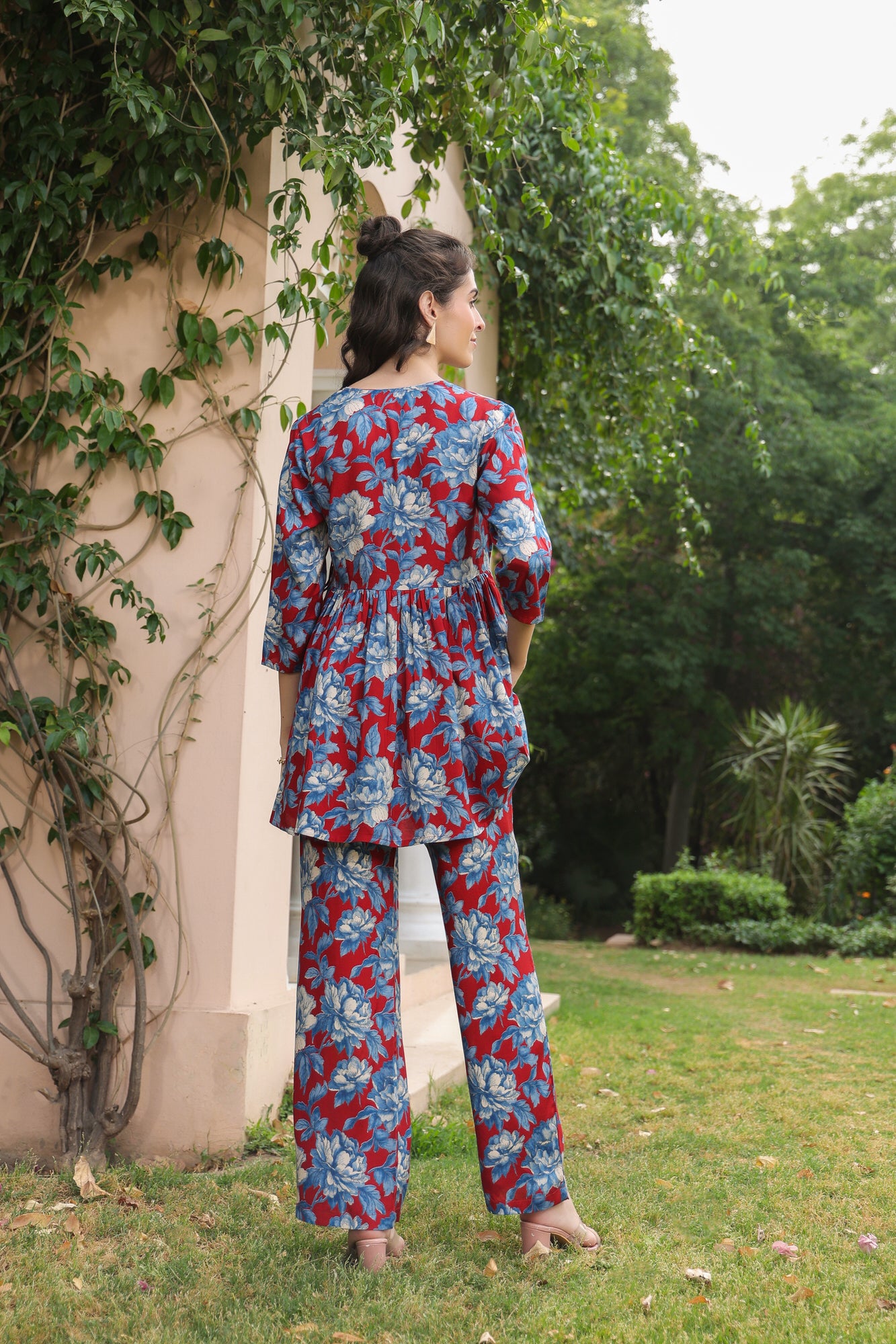 Primaire Papillon Russian Silk Co-ord Set