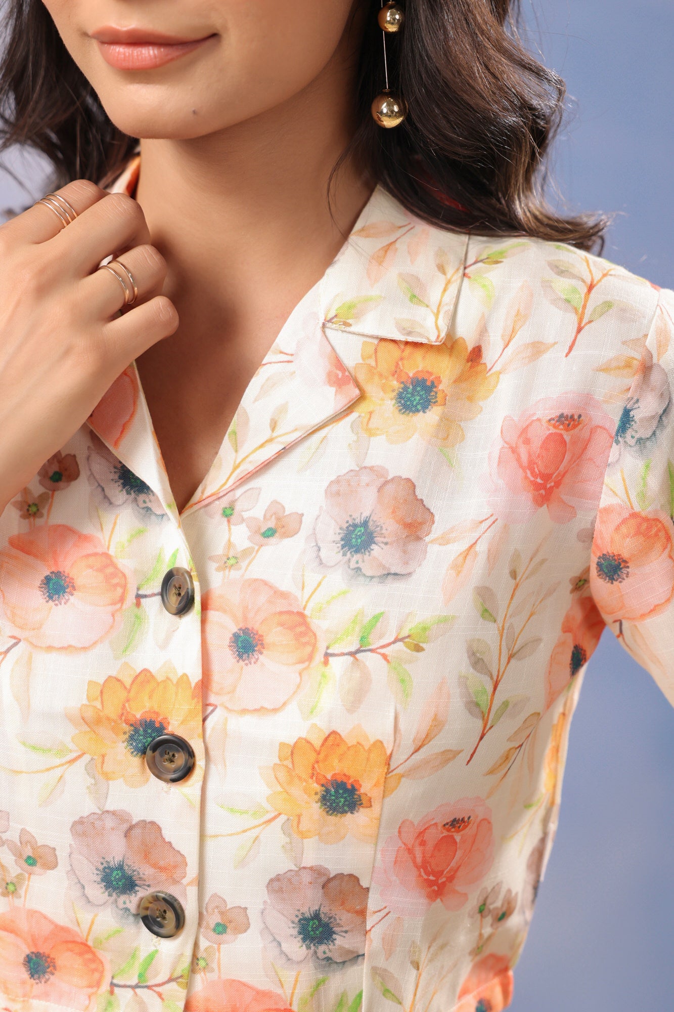 Gentle Petals Cotton Co-ord Set