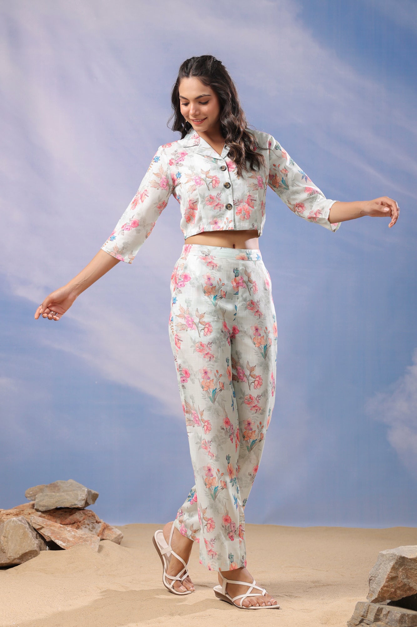 Spring Whisper Cotton Co Ord Set