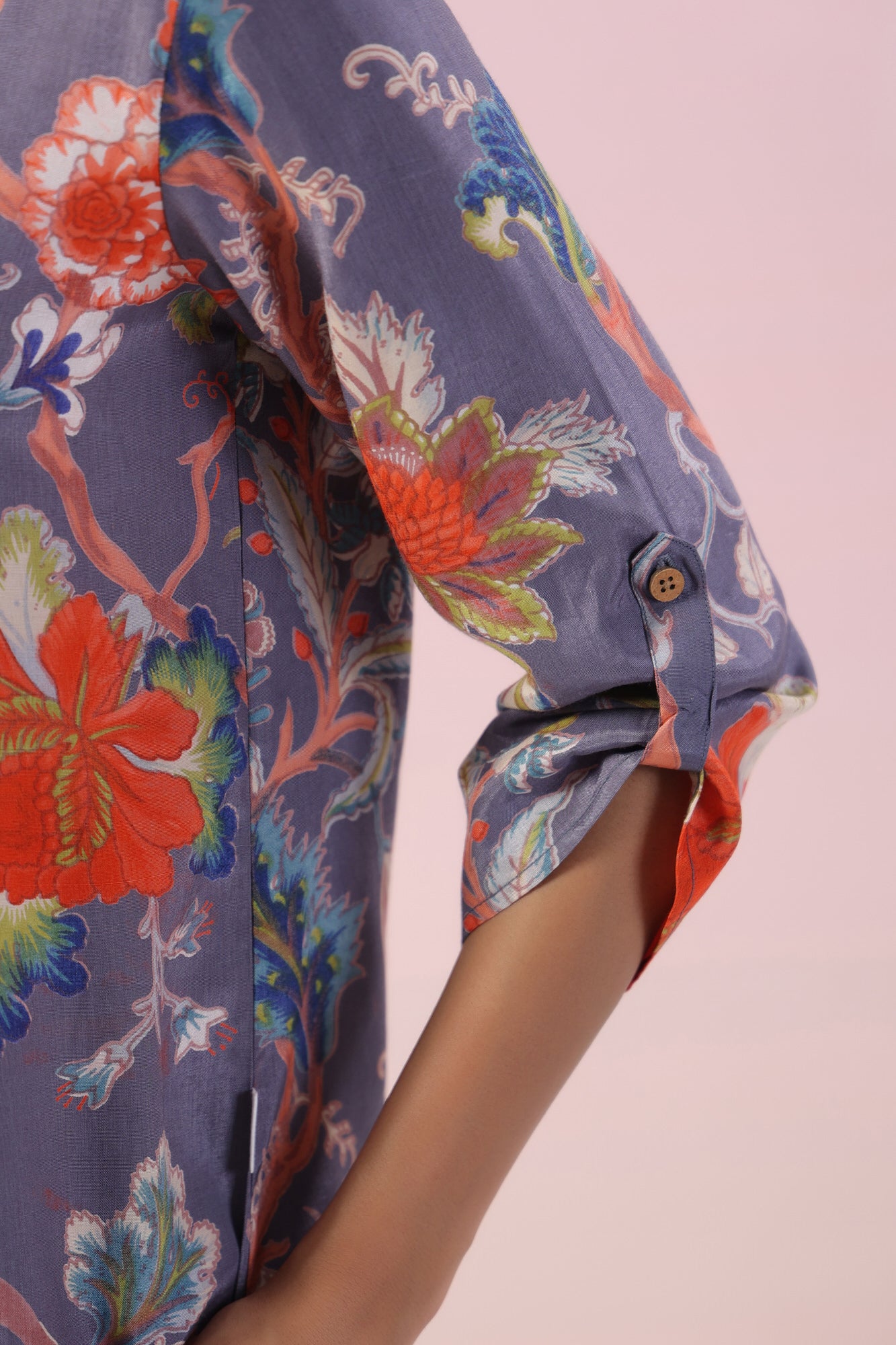Odoko Floral Russian Silk Co-ord Set