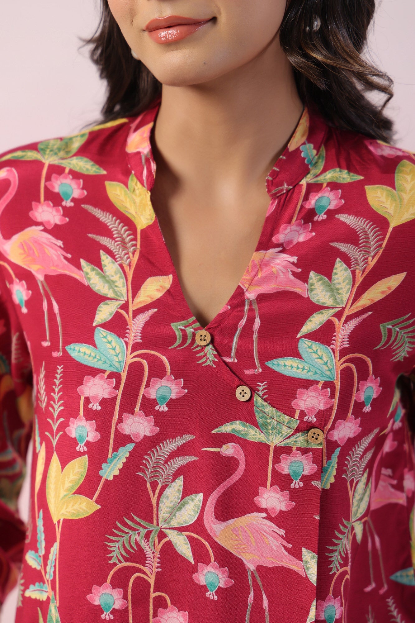 Nova Floral Russian Silk Co-ord Set