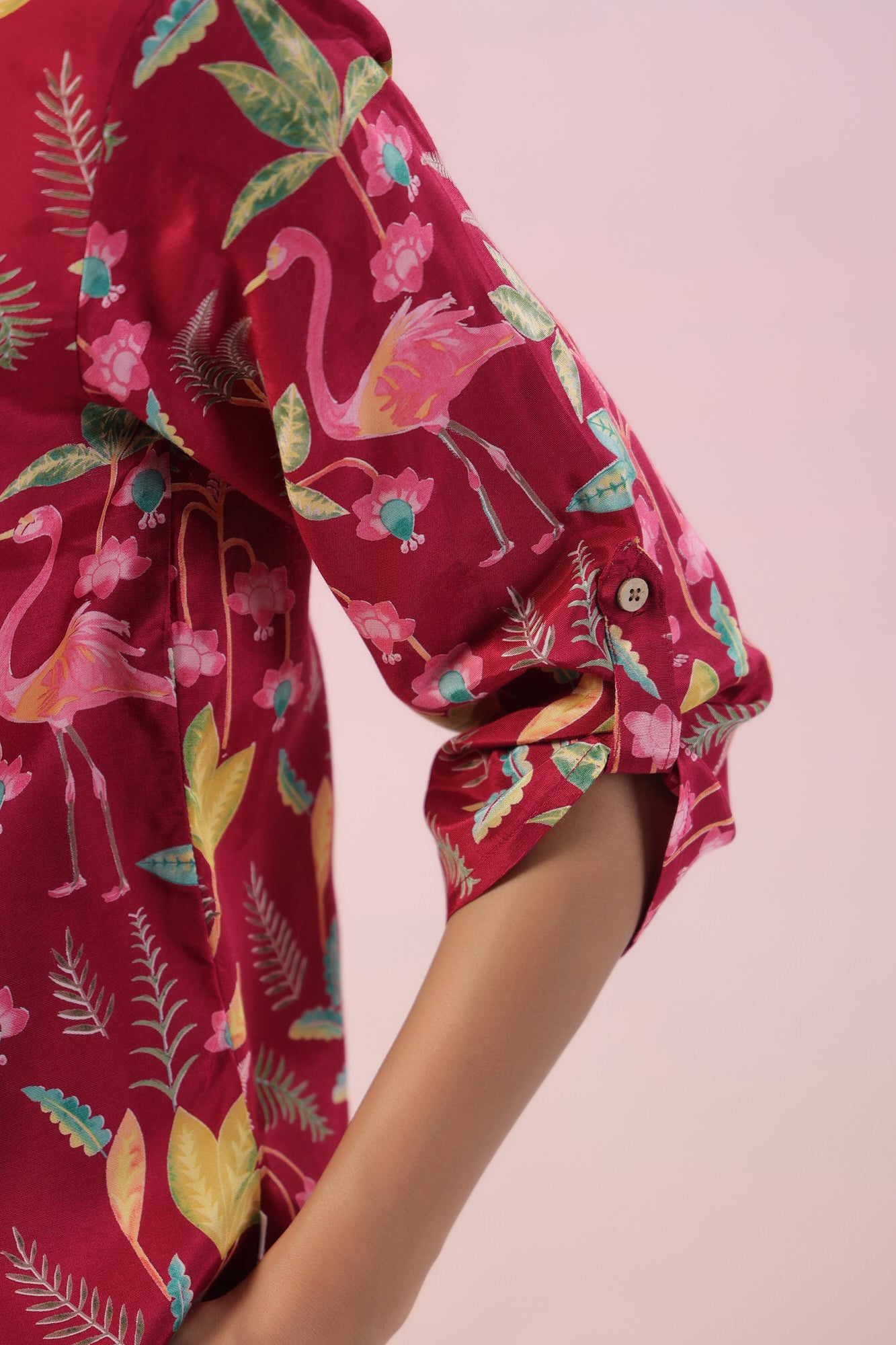 Nova Floral Russian Silk Co-ord Set