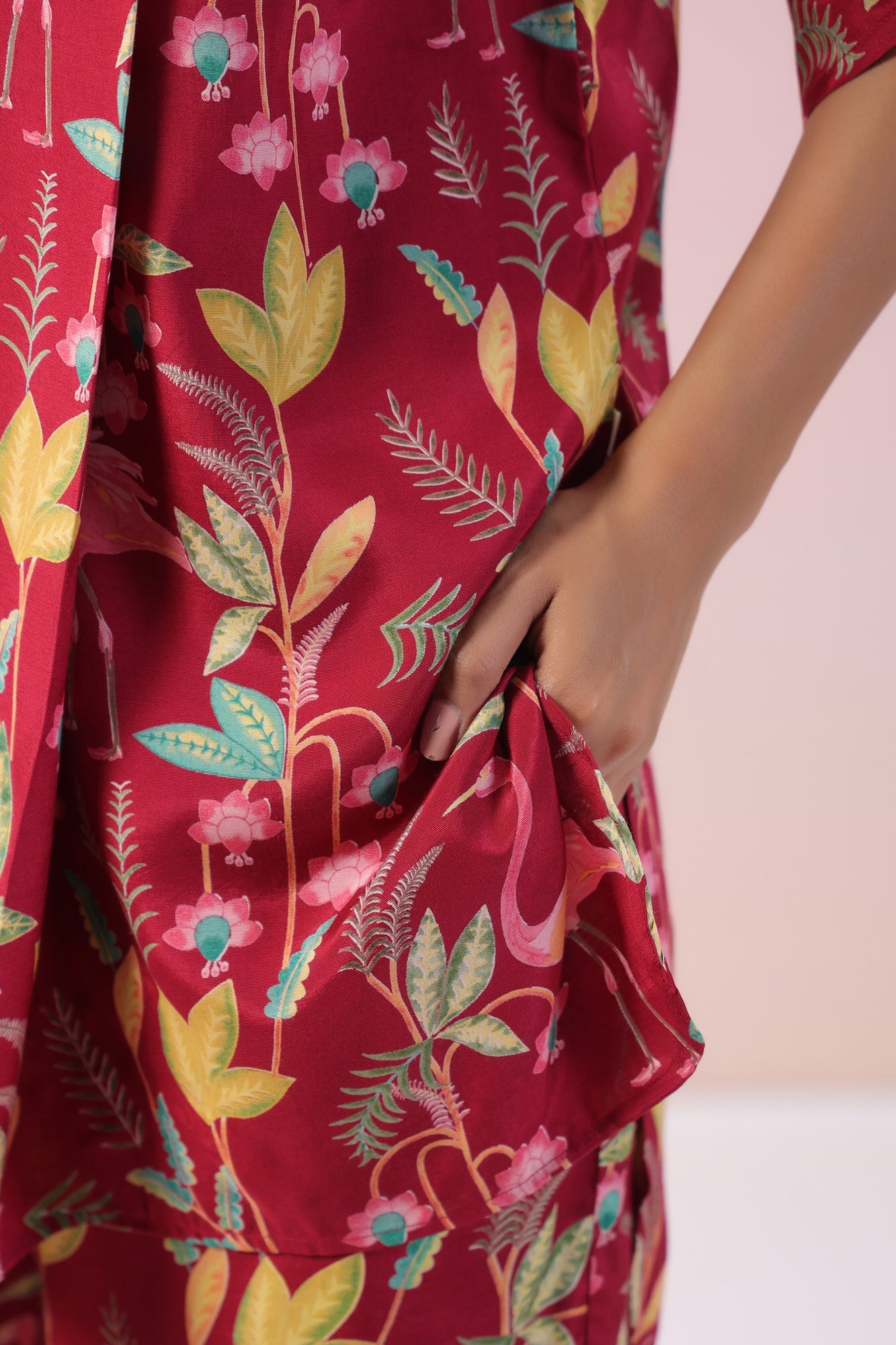 Nova Floral Russian Silk Co-ord Set