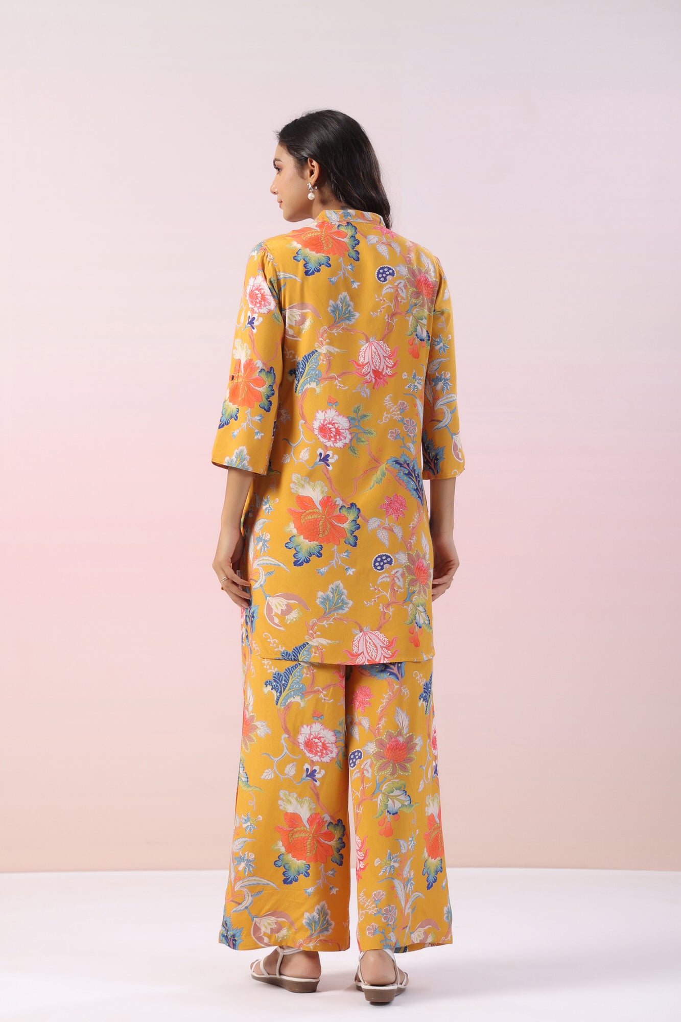 Orion Floral Russian Silk Co-ord Set