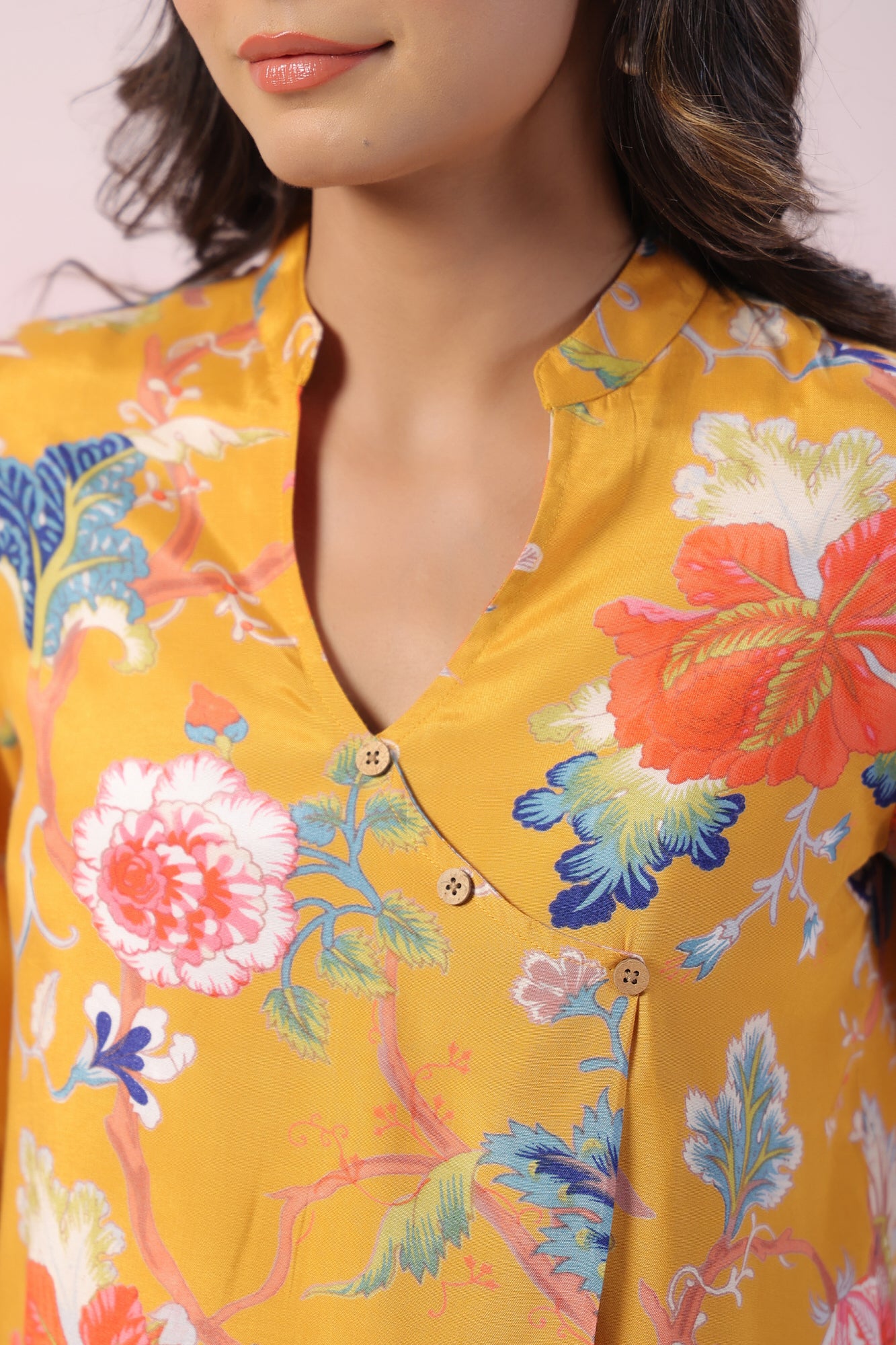 Orion Floral Russian Silk Co-ord Set