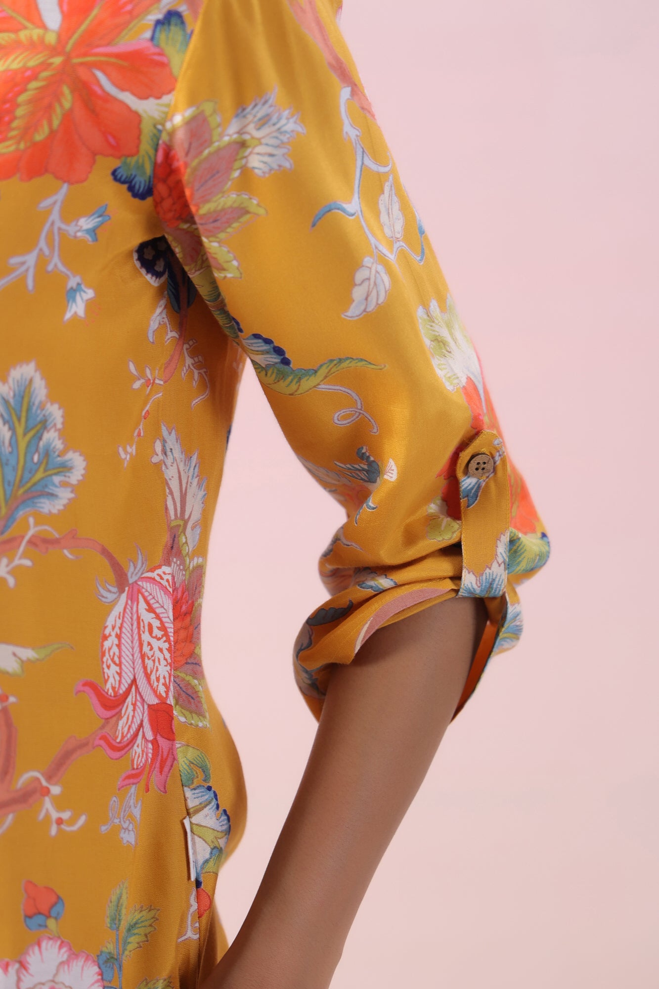 Orion Floral Russian Silk Co-ord Set