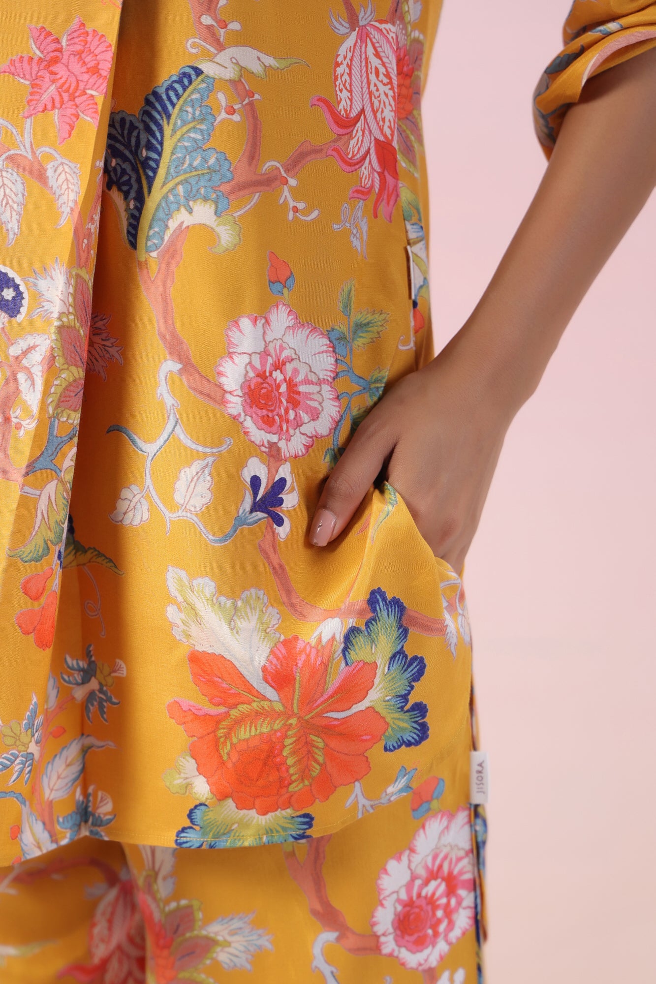 Orion Floral Russian Silk Co-ord Set