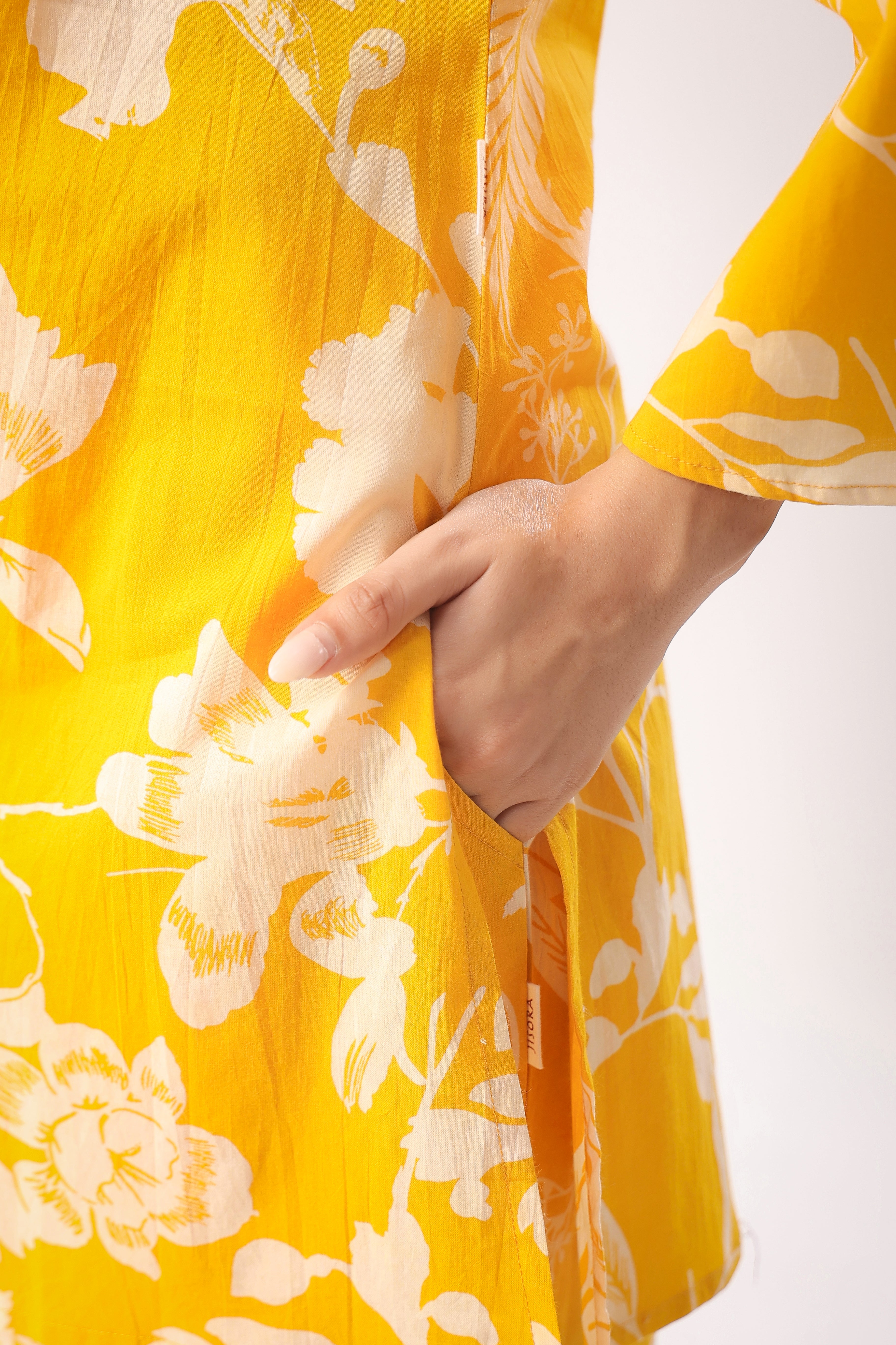 Honeybee Harmony Cotton Palazzo Loungewear Set