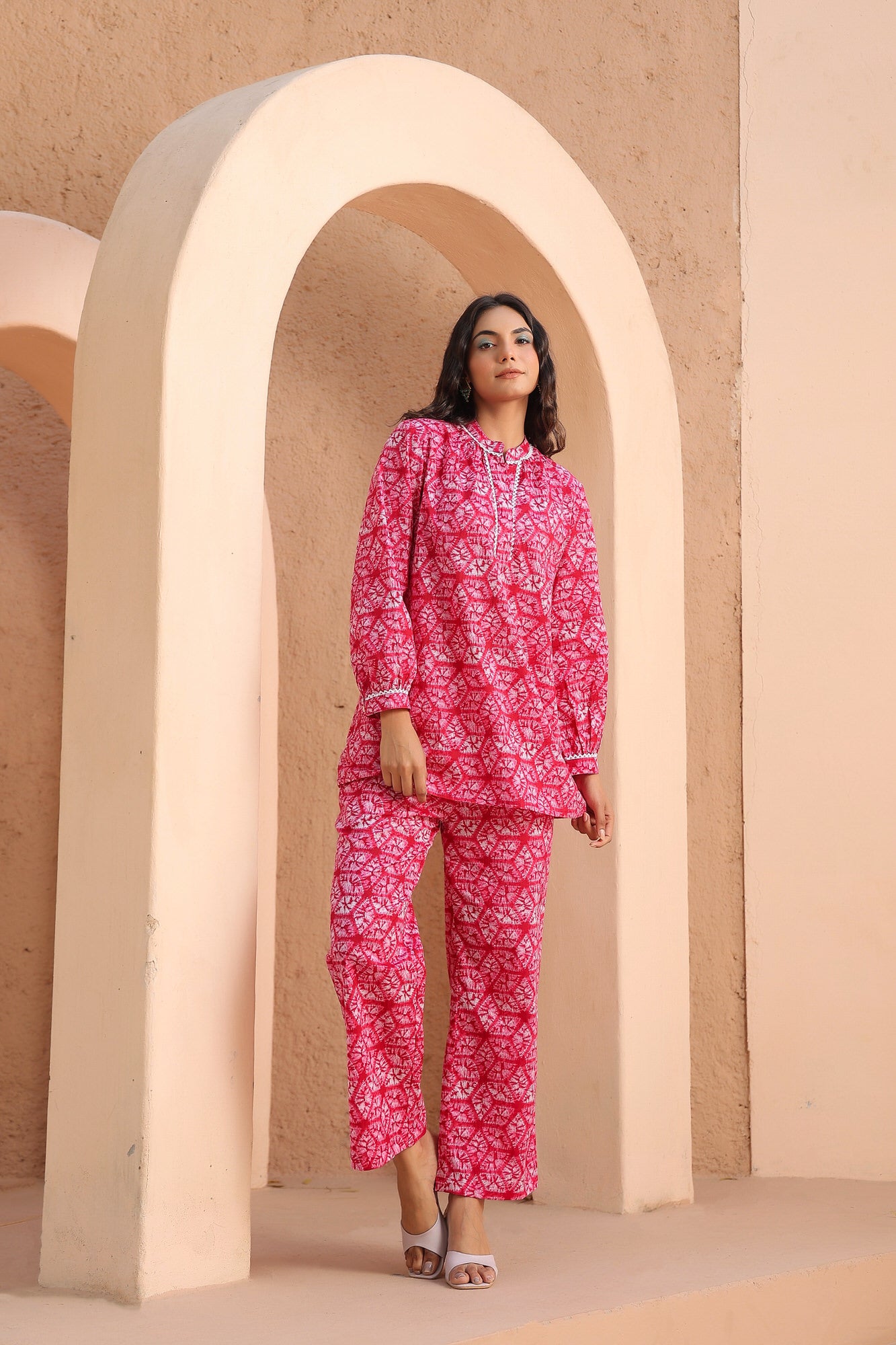 Efflorescent Cotton Co-ord Set