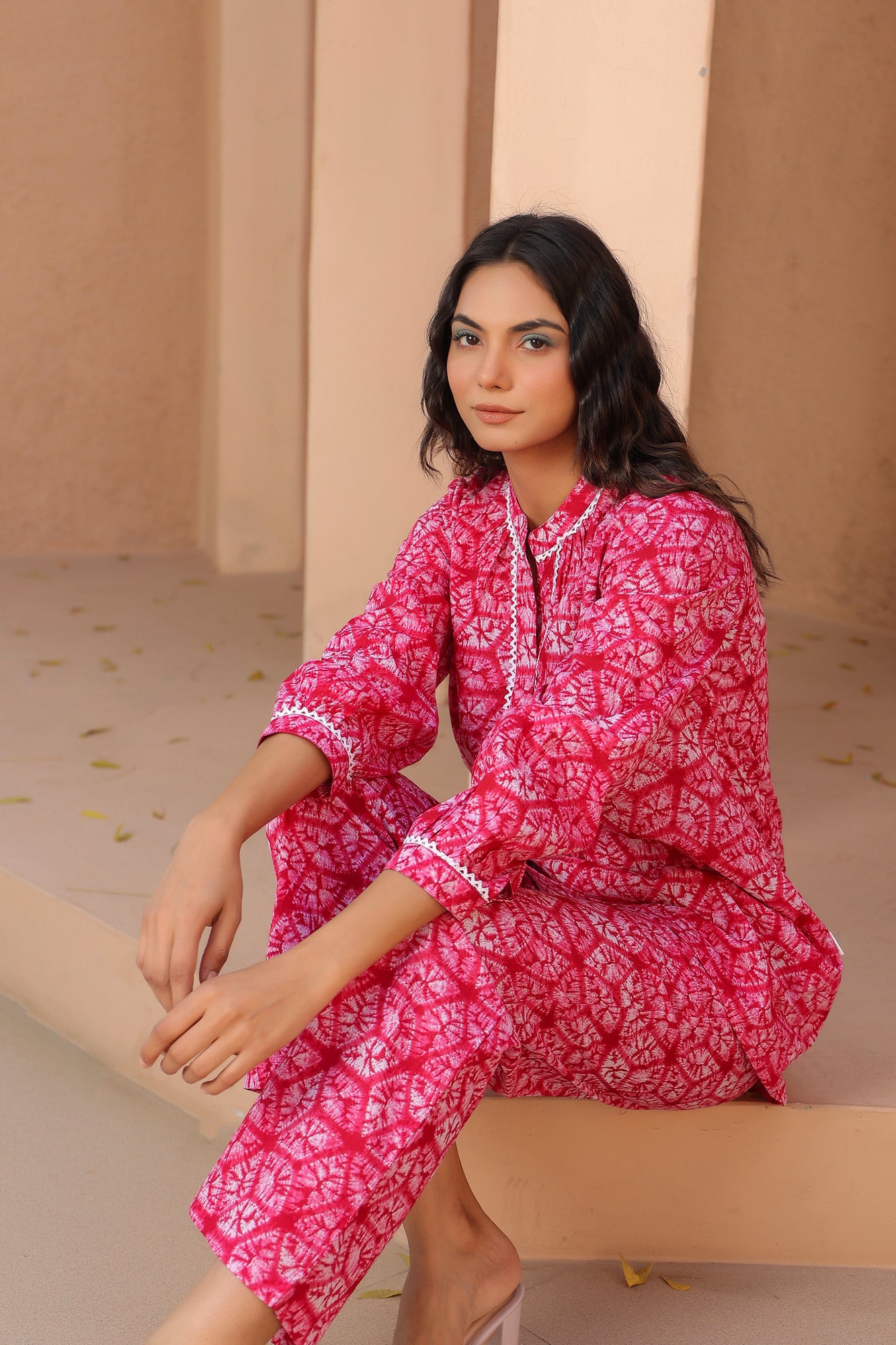 Efflorescent Cotton Co-ord Set