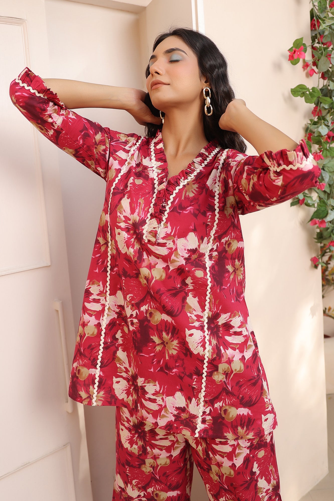Cinnabar Cotton Co-ord Set