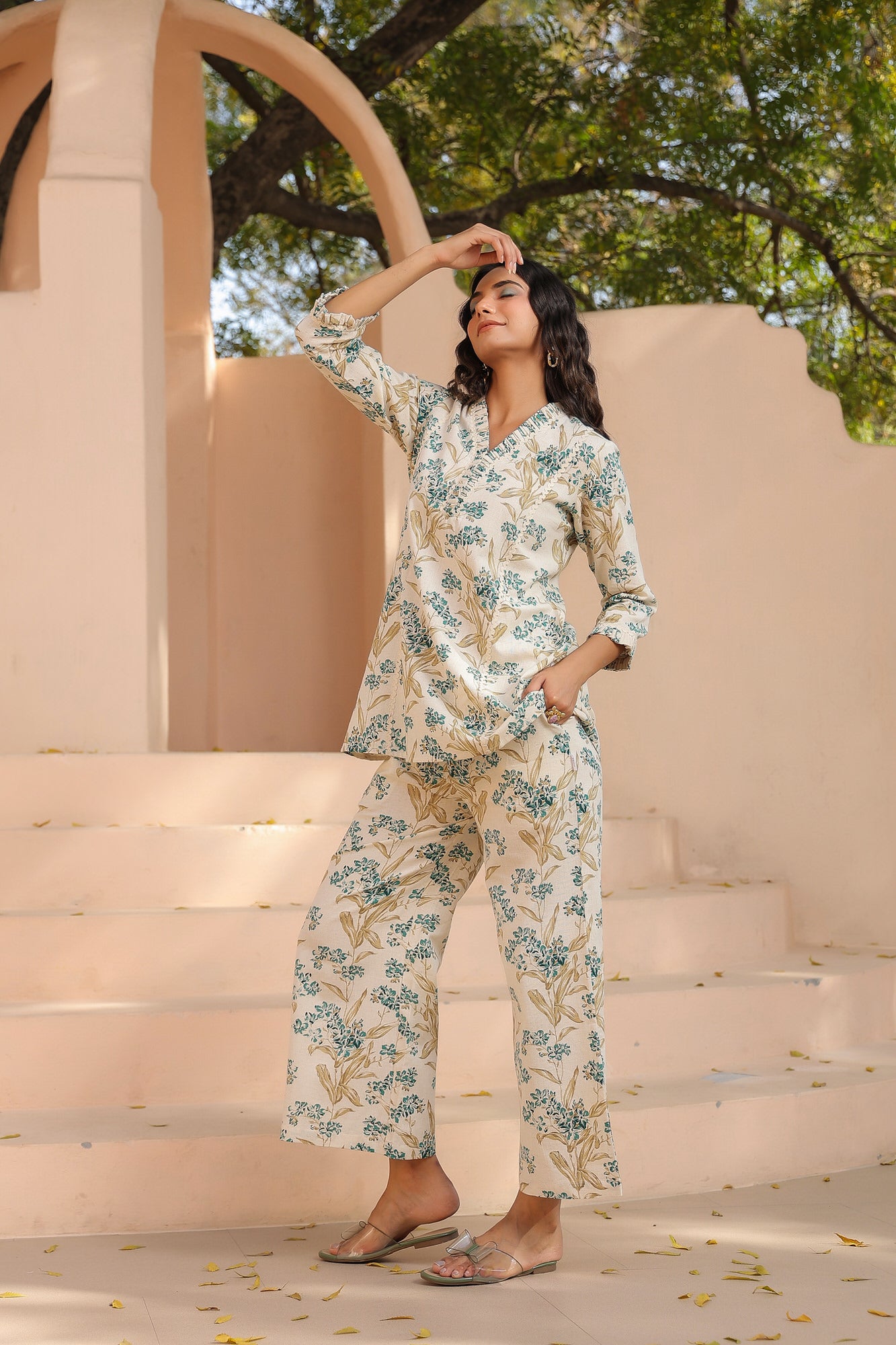 Lunaire Cotton Flex Co-ord Set