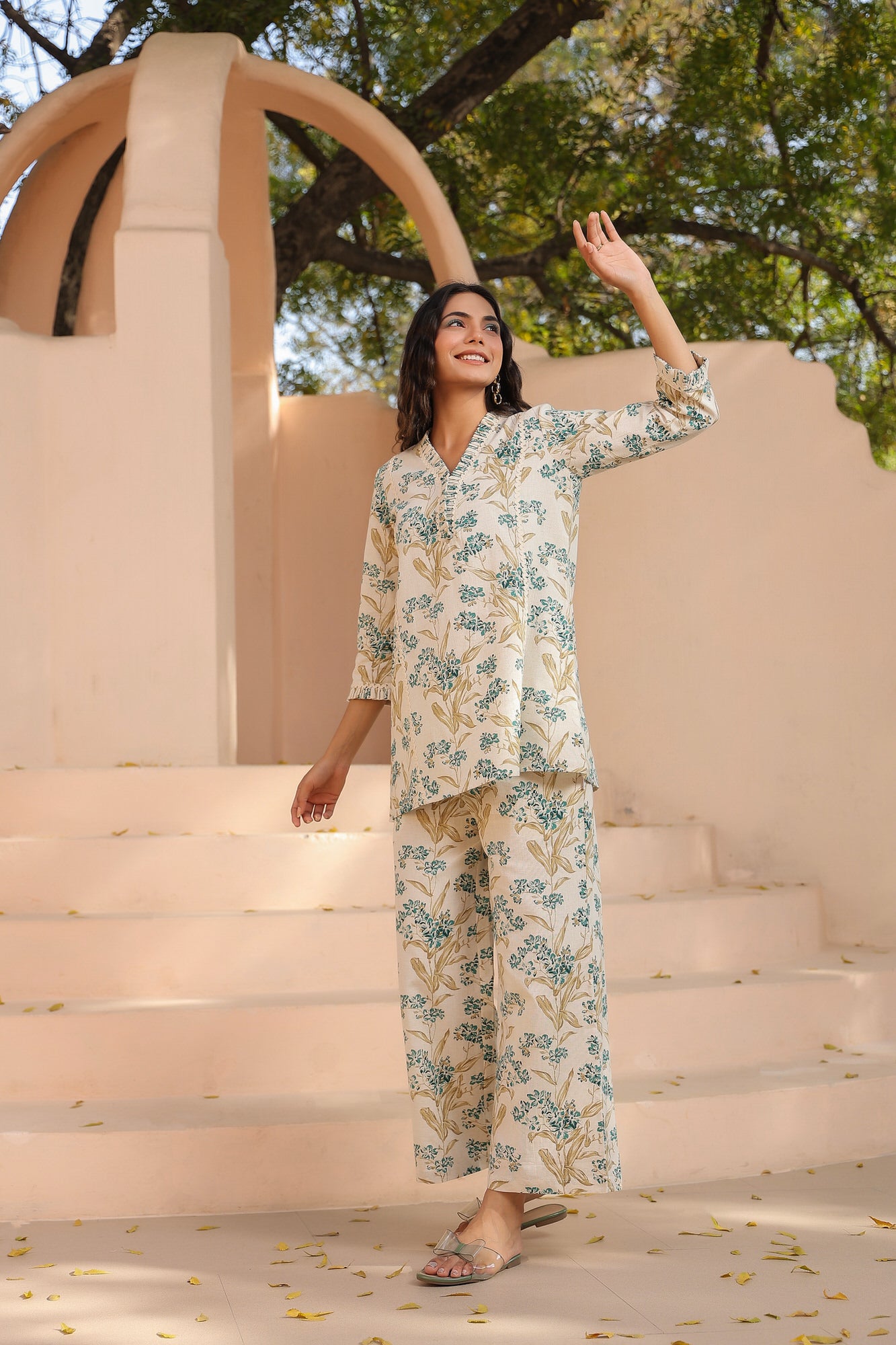 Lunaire Cotton Flex Co-ord Set