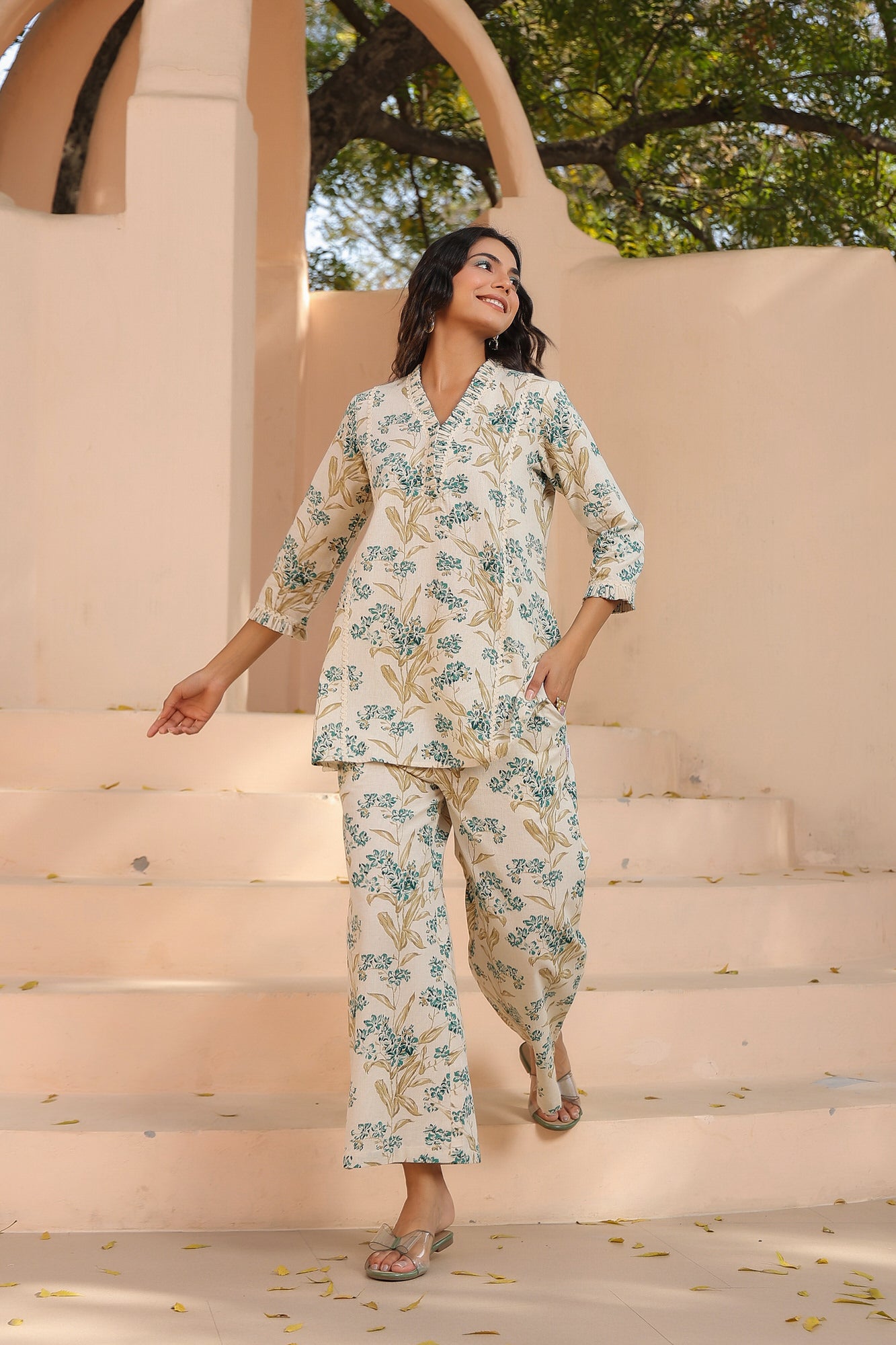 Lunaire Cotton Flex Co-ord Set