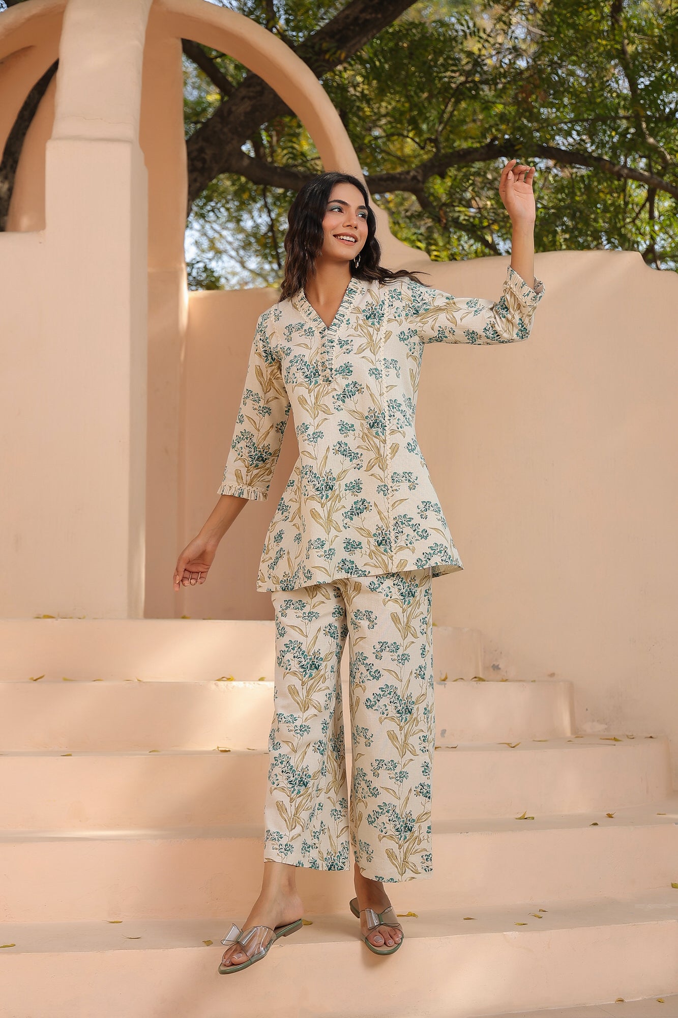 Lunaire Cotton Flex Co-ord Set