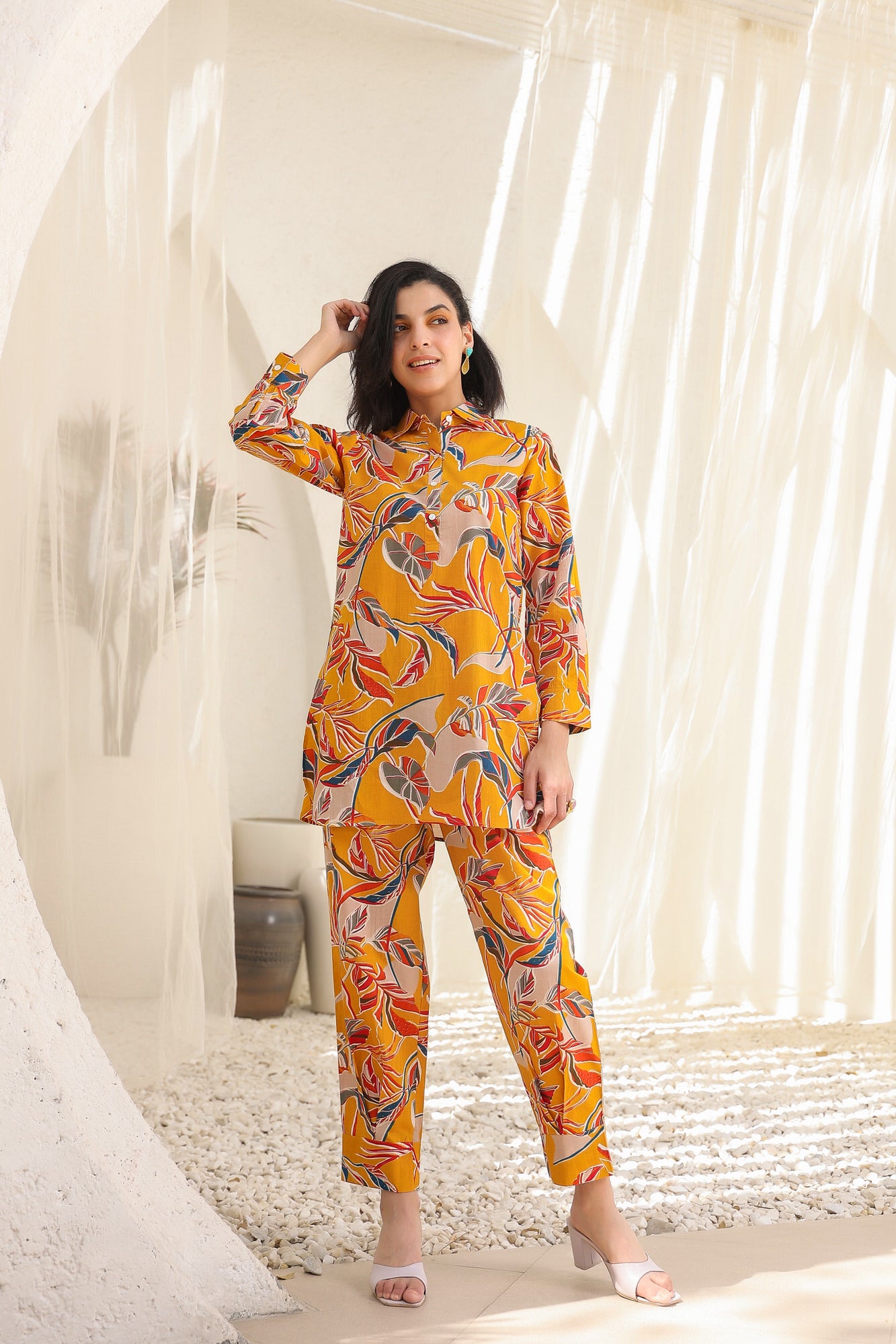 Passion Fruit Cotton Co-ord Set