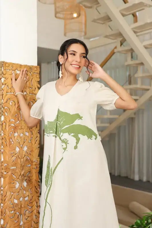 Natures Oasis Cotton Flex Dress