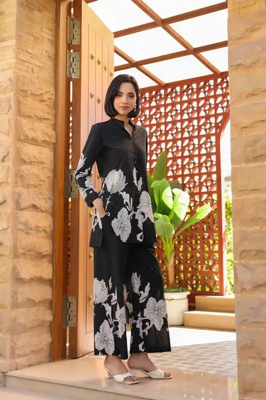 Black Mystique Cotton Co-ord Set
