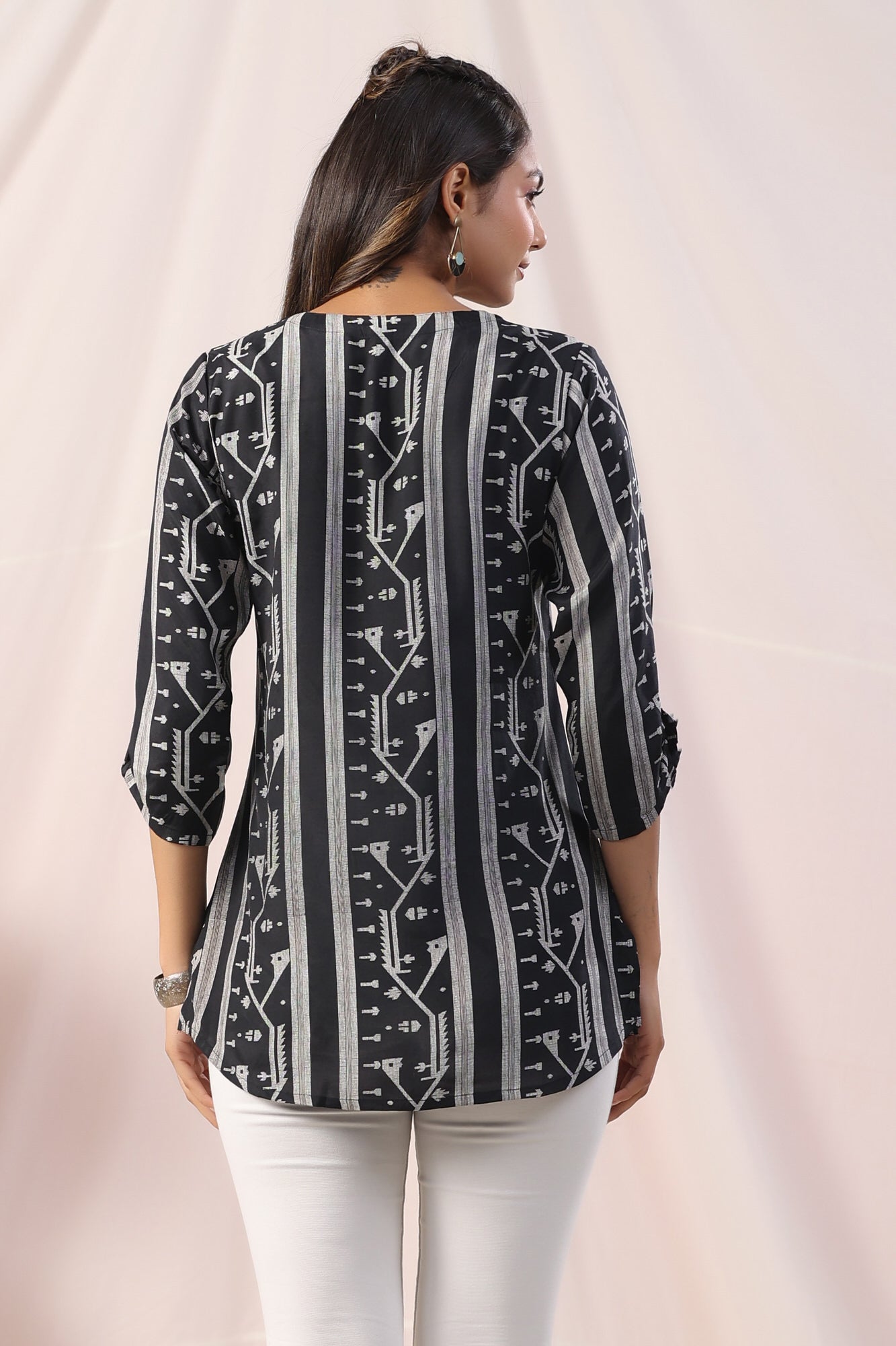 Noir Nightshade Muslin Silk Top