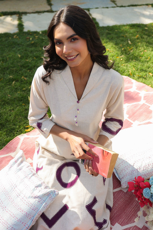 Botnical Outline Cotton Flex Co-ord Set