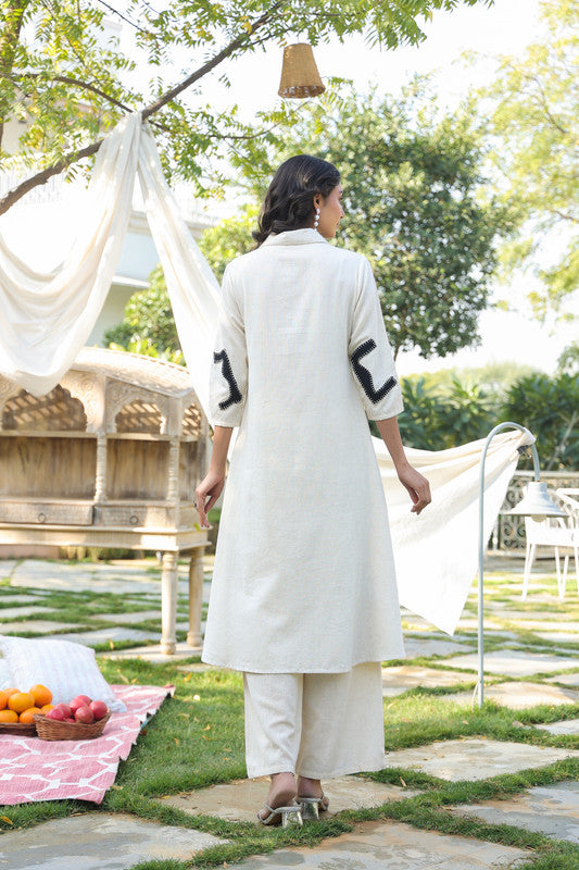 Monochrome Whimsy Cotton Flex Co-Ord Set