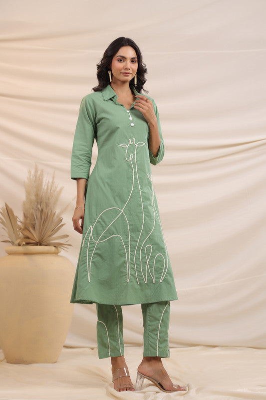 Pista Line Pattern Co-ord Set