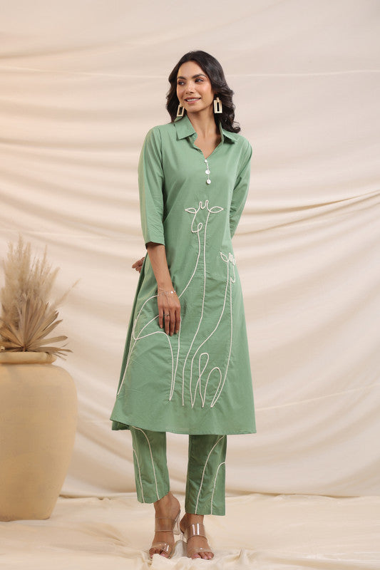 Pista Line Pattern Co-ord Set