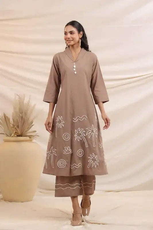 Earthen Escape Breeze Cotton Co-ord Set