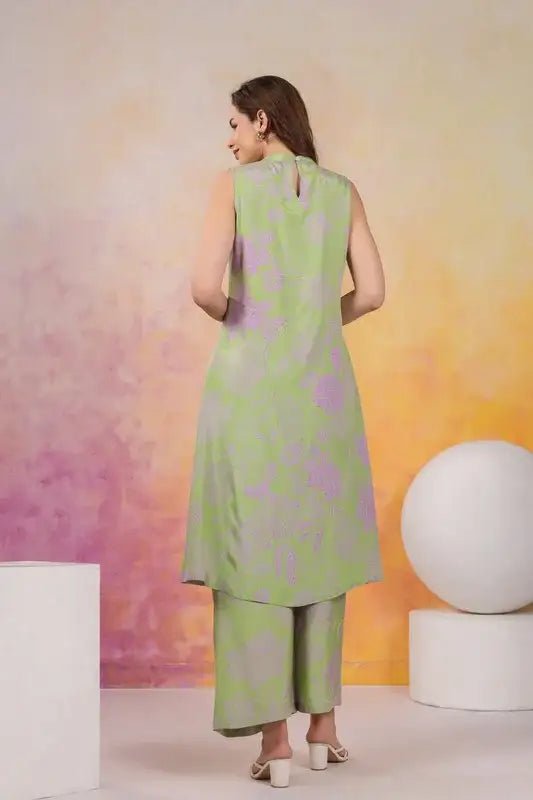 Green Botnical Cotton Co-ord Set