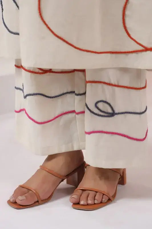 Playful Traces Cotton Flex Co-ord Set