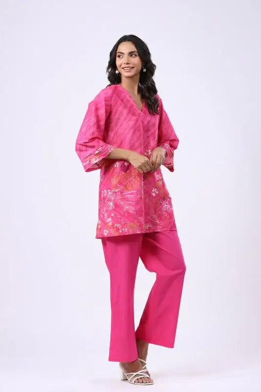 Blush Bloom Cotton Co-ord Set